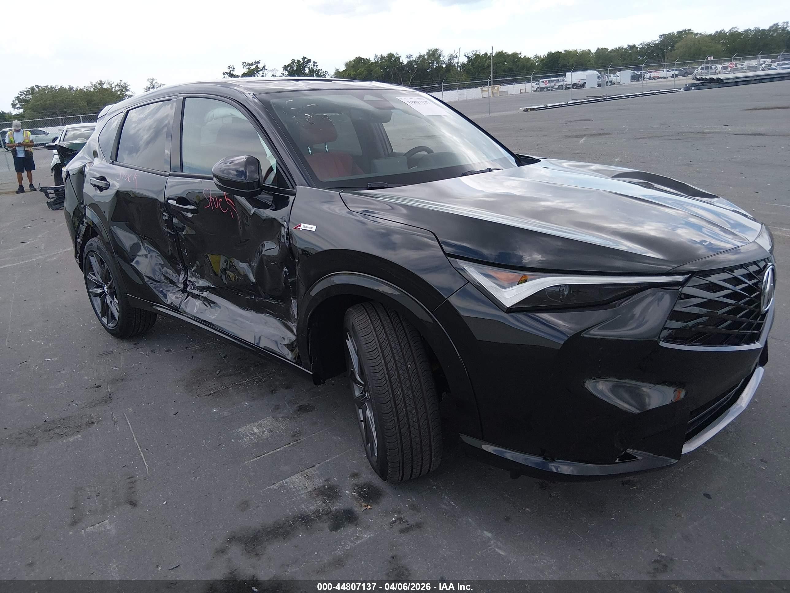2025 Acura ADX w/A-Spec Package, VIN 3HDSA1H58SM702125 — Опрокидывание