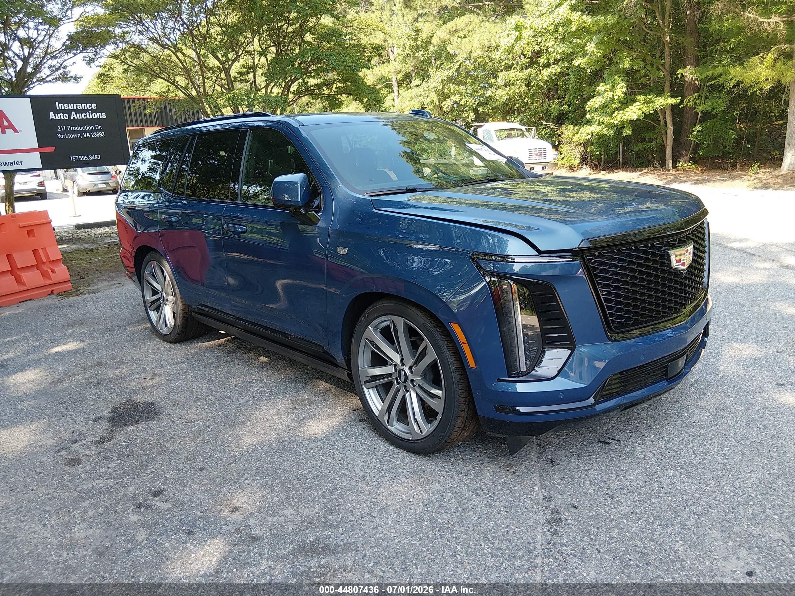 2026 Cadillac Escalade 4WD Platinum Sport, VIN 1GYS9GKL0TR140803 — Theft recovery