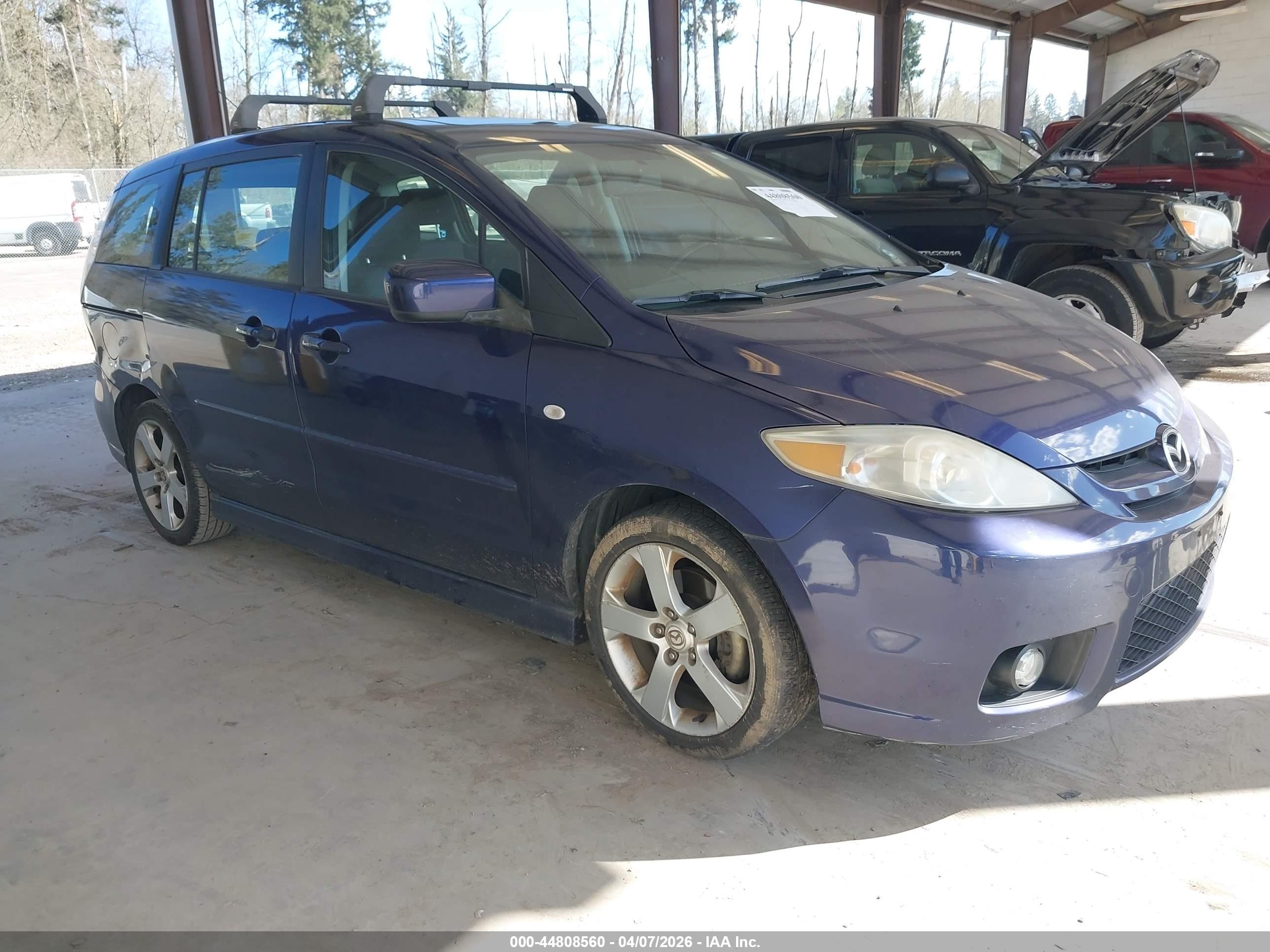 2006 Mazda 5 Sport, VIN JM1CR293260116966 — Rear end