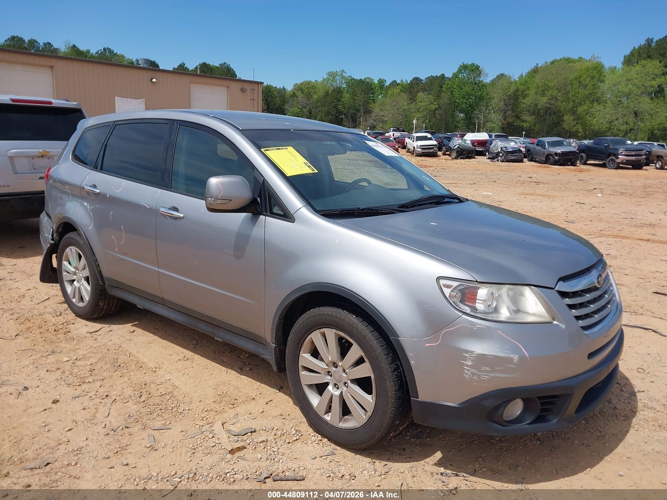 2011 Subaru Tribeca Limited, VIN 4S4WX9GD5B4402123 — Side