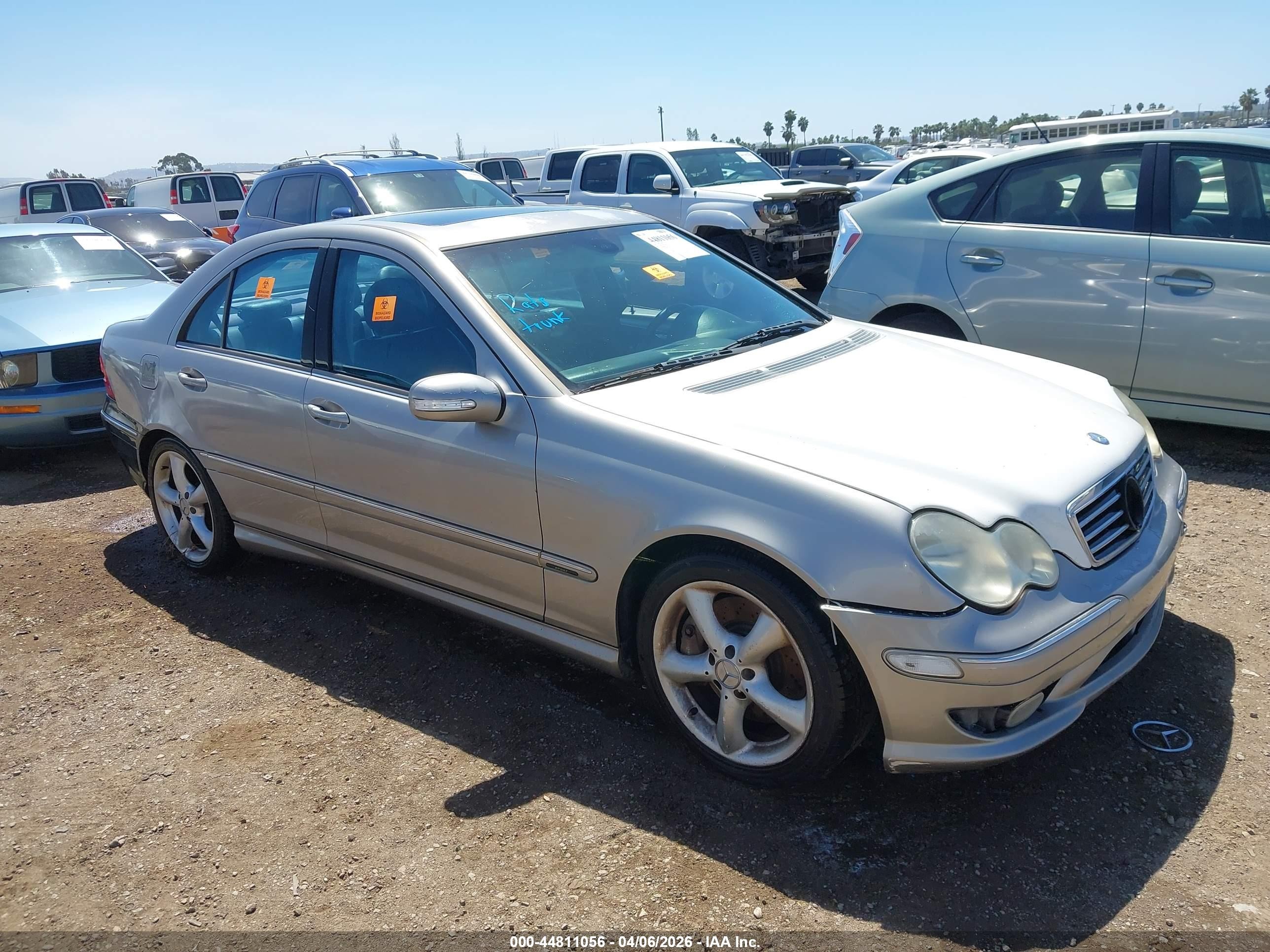 2005 Mercedes-Benz C 230 Kompressor, VIN WDBRF40J95F709860 — Auction photo
