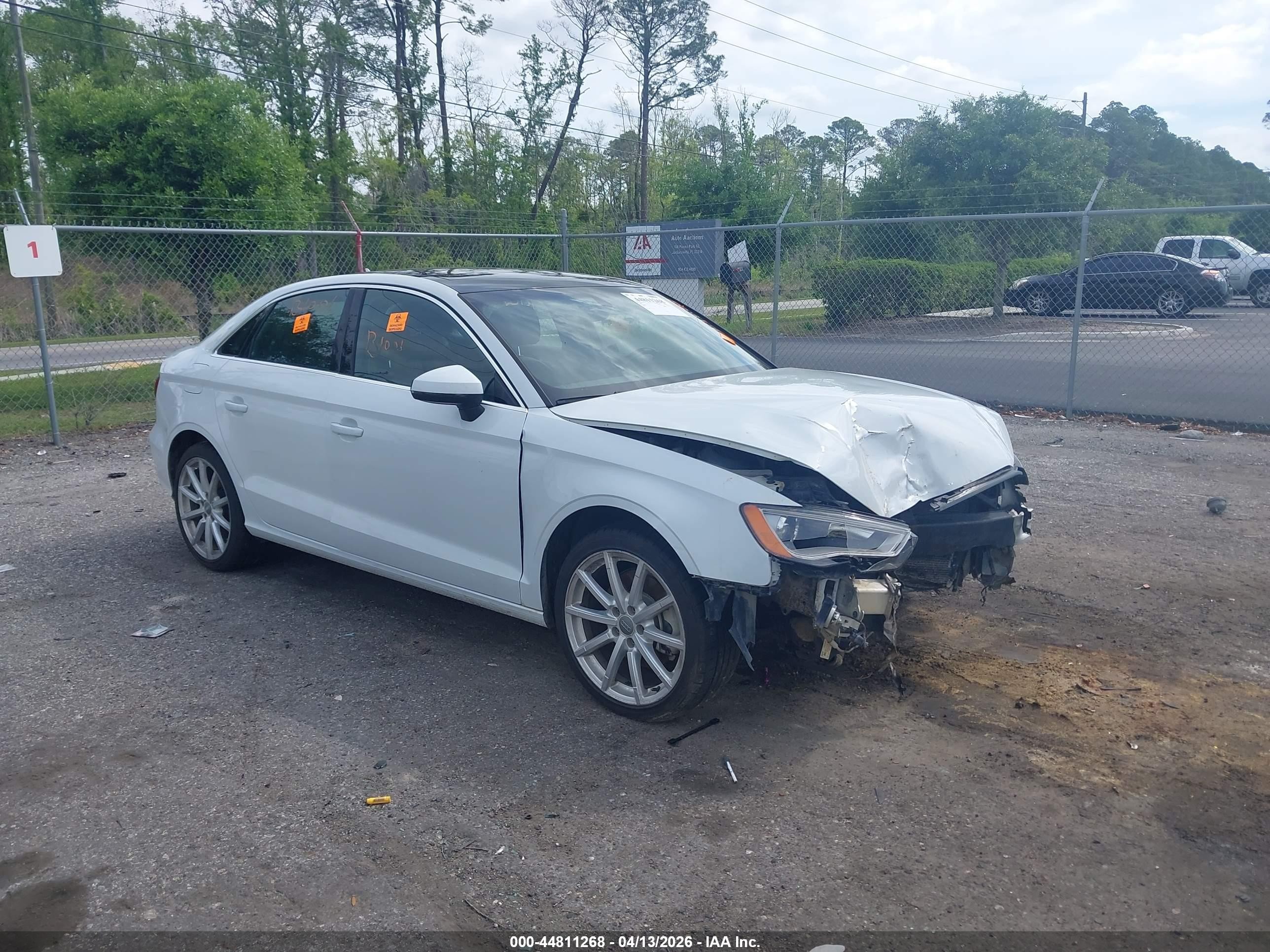 2015 Audi A3 Premium Plus, VIN WAUEFGFF2F1043392 — Biohazard / chemical
