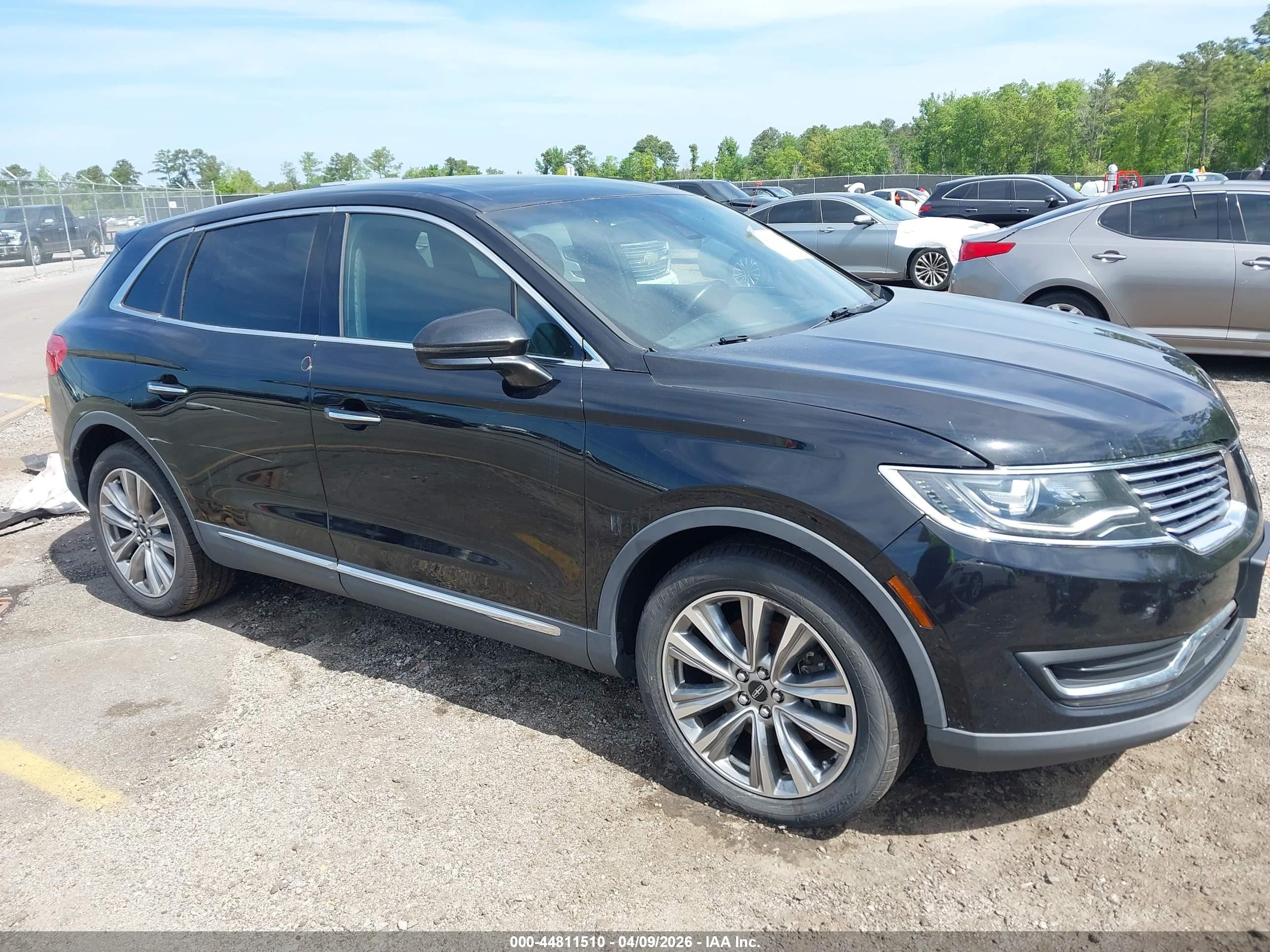 2017 Lincoln MKX Reserve, VIN 2LMPJ8LP5HBL46784 — Engine fire