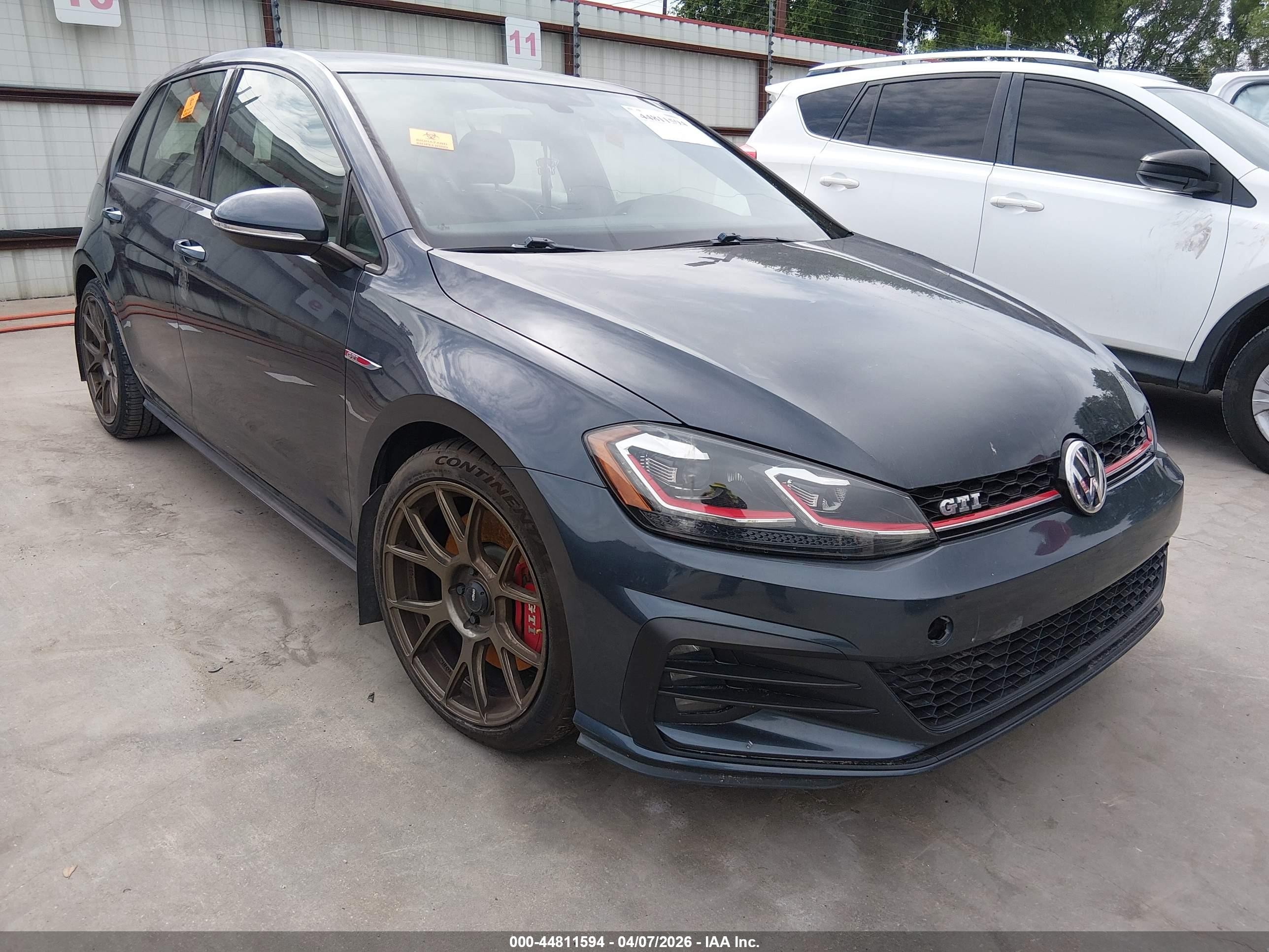 2018 Volkswagen Golf GTI S, VIN 3VW547AU0JM259037 — Theft recovery