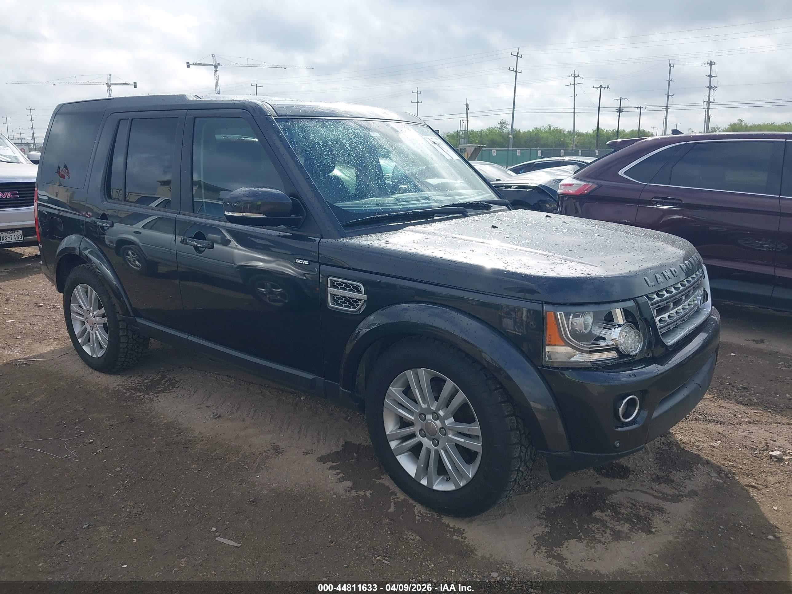 2014 Land Rover LR4 Lux, VIN SALAK2V67EA727220 — Front end