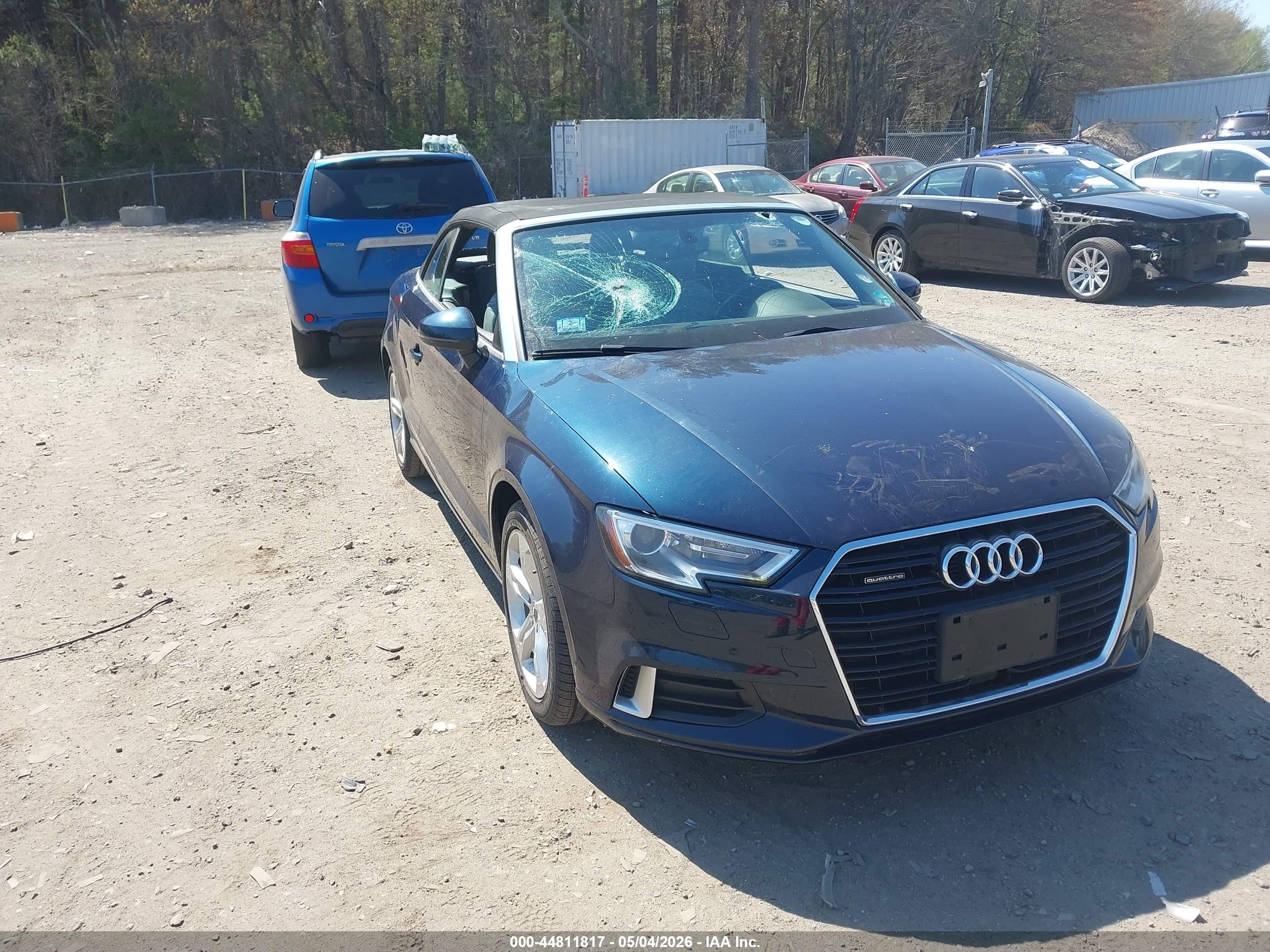 2018 Audi A3 Cabriolet Premium, VIN WAU78LFF0J1023016 — Vandalism