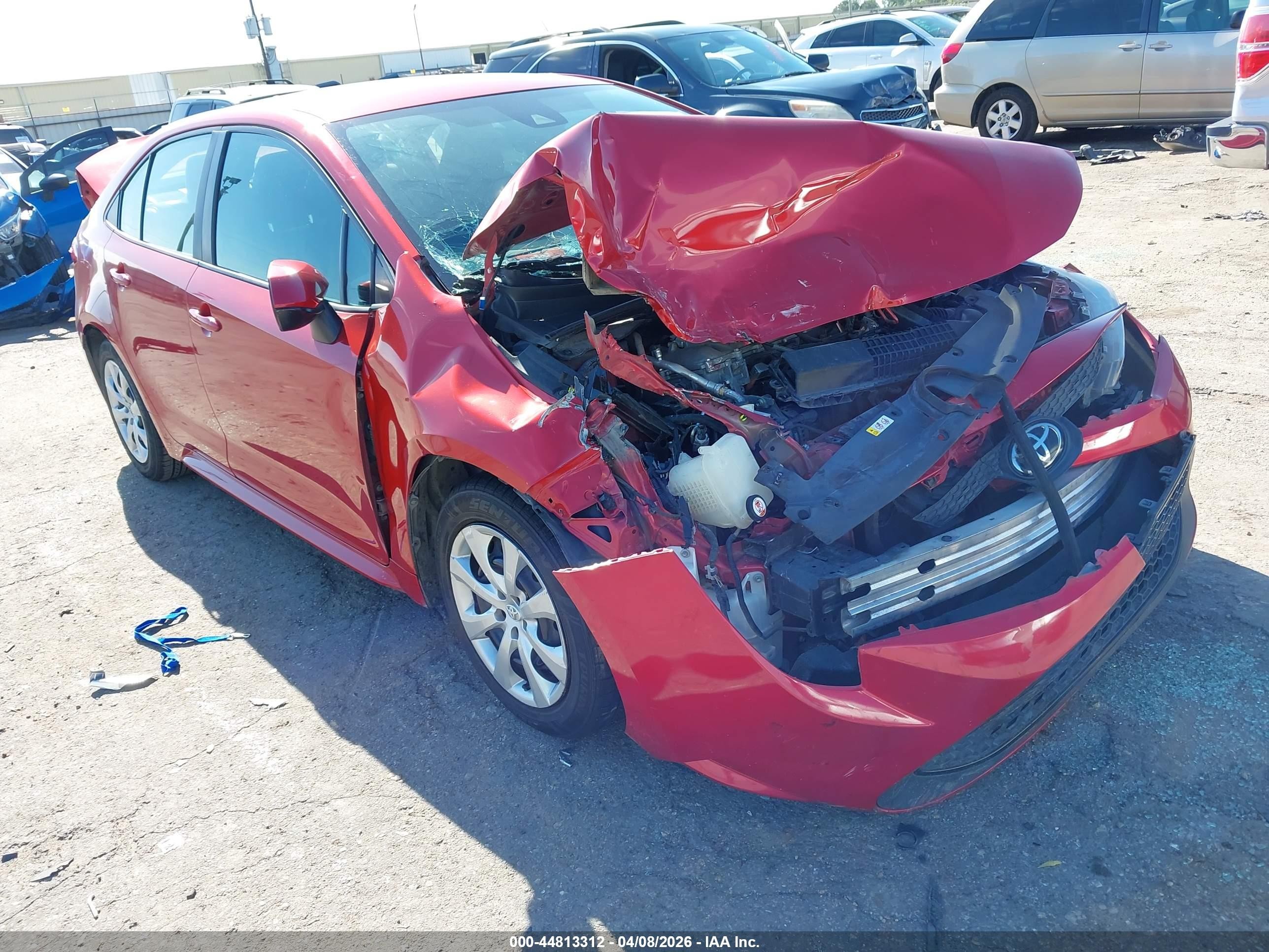 2021 Toyota Corolla LE, VIN 5YFEPMAE7MP256375 — All over