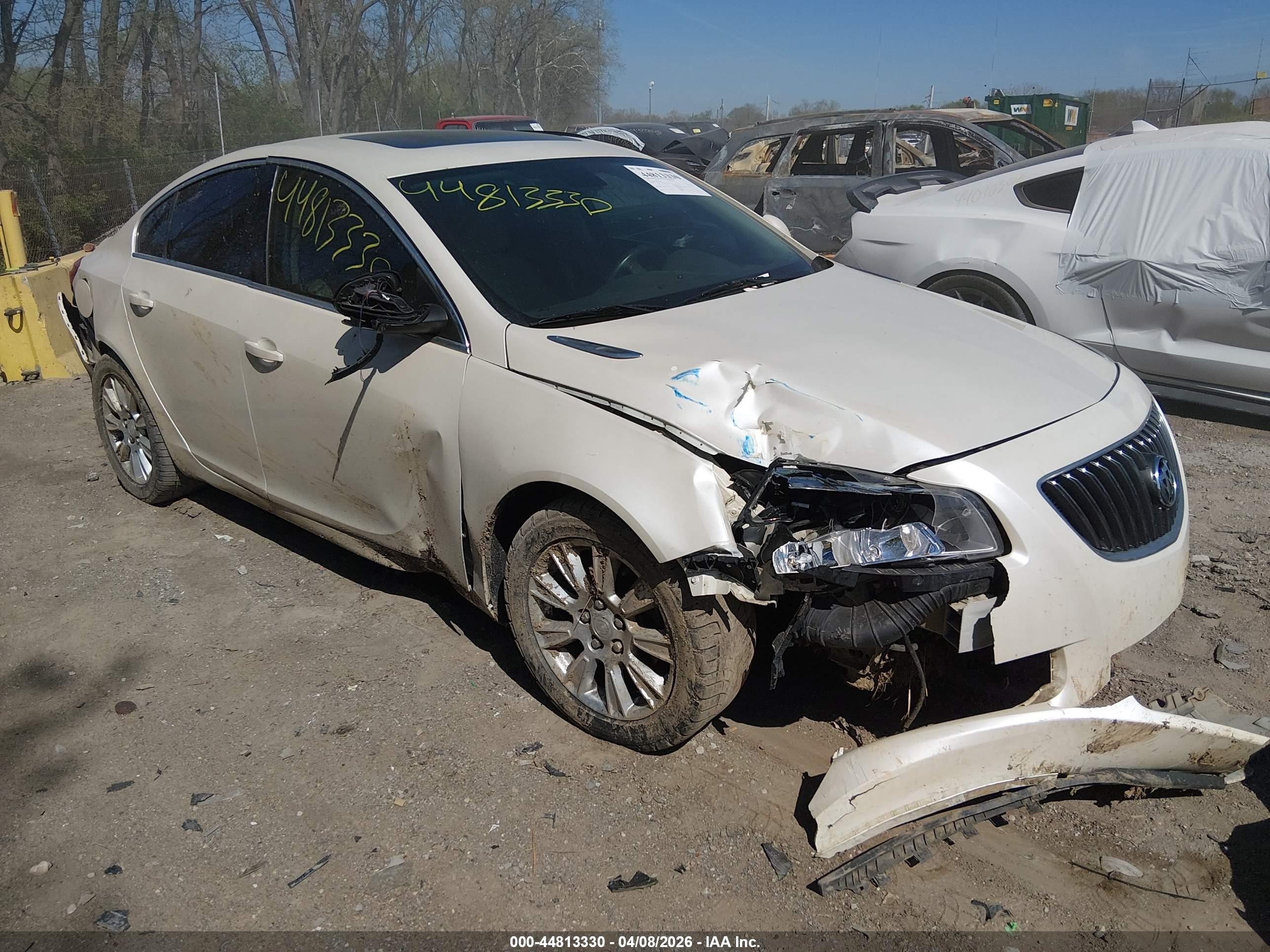 2012 Buick Regal, VIN 2G4GR5ER6C9202145 — Theft recovery