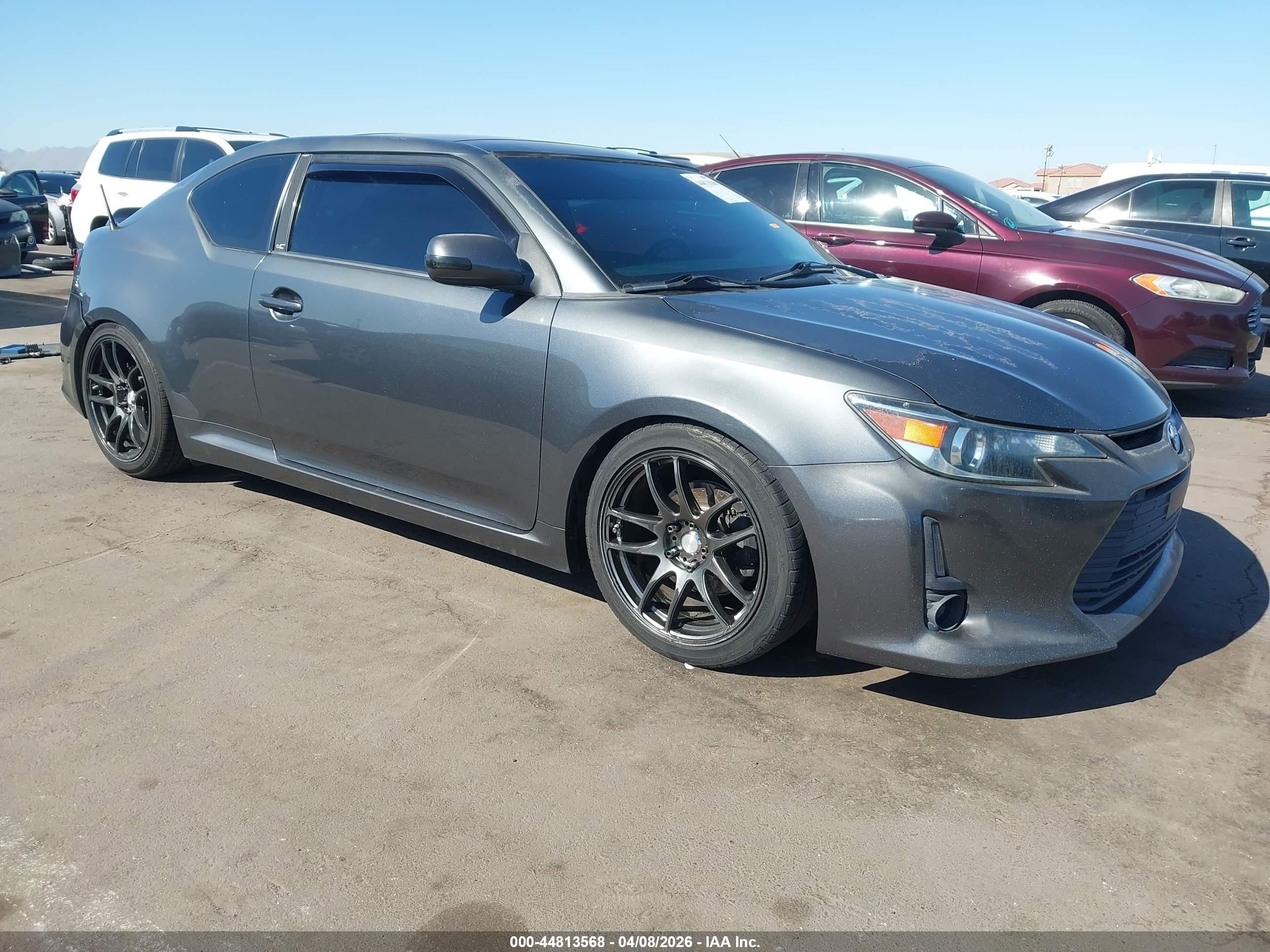 2014 Scion tC 10 Series, VIN JTKJF5C76E3073834 — Rear end