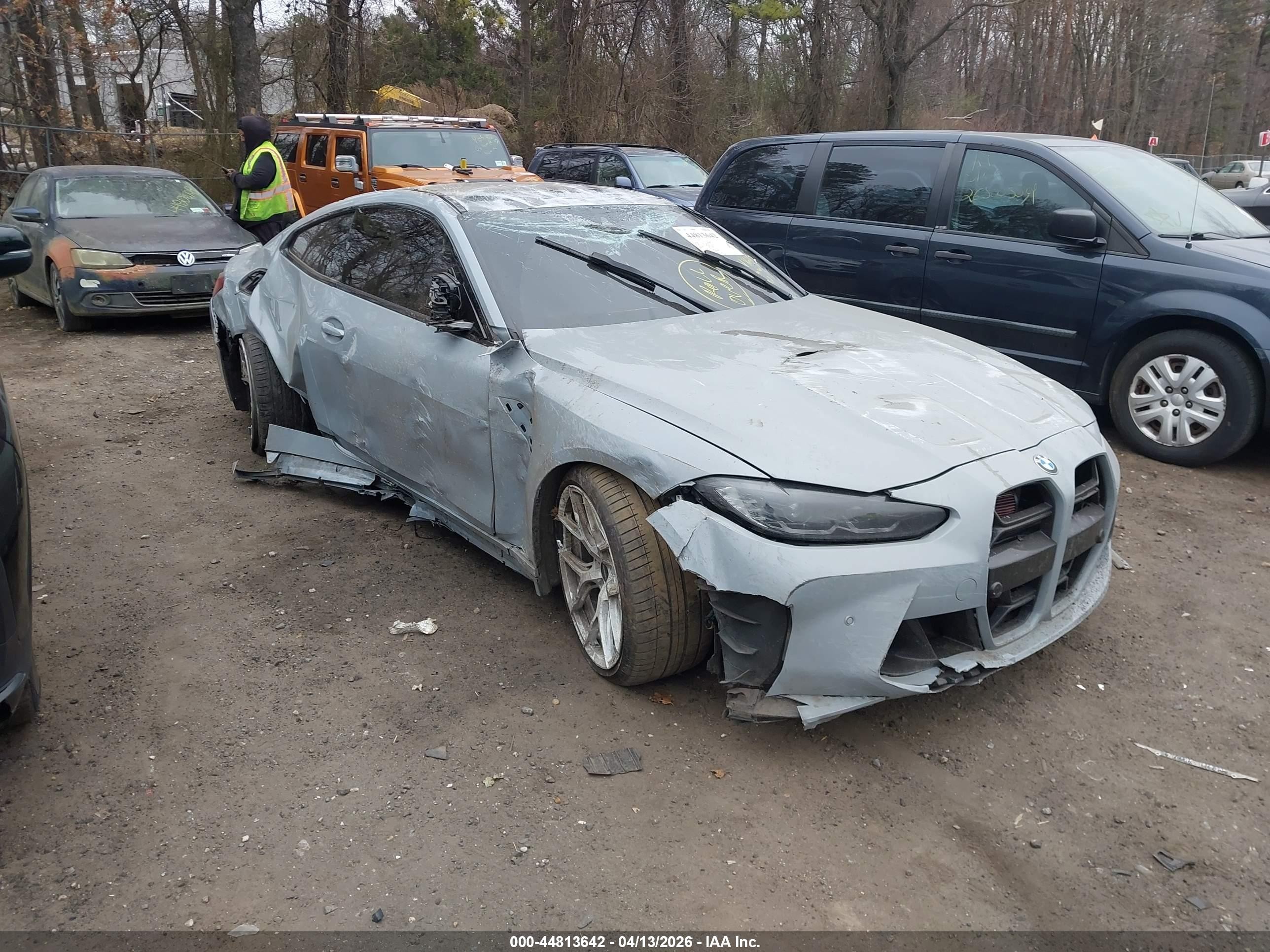 2021 BMW M4 Competition, VIN WBS33AZ06MCH41220 — Rollover