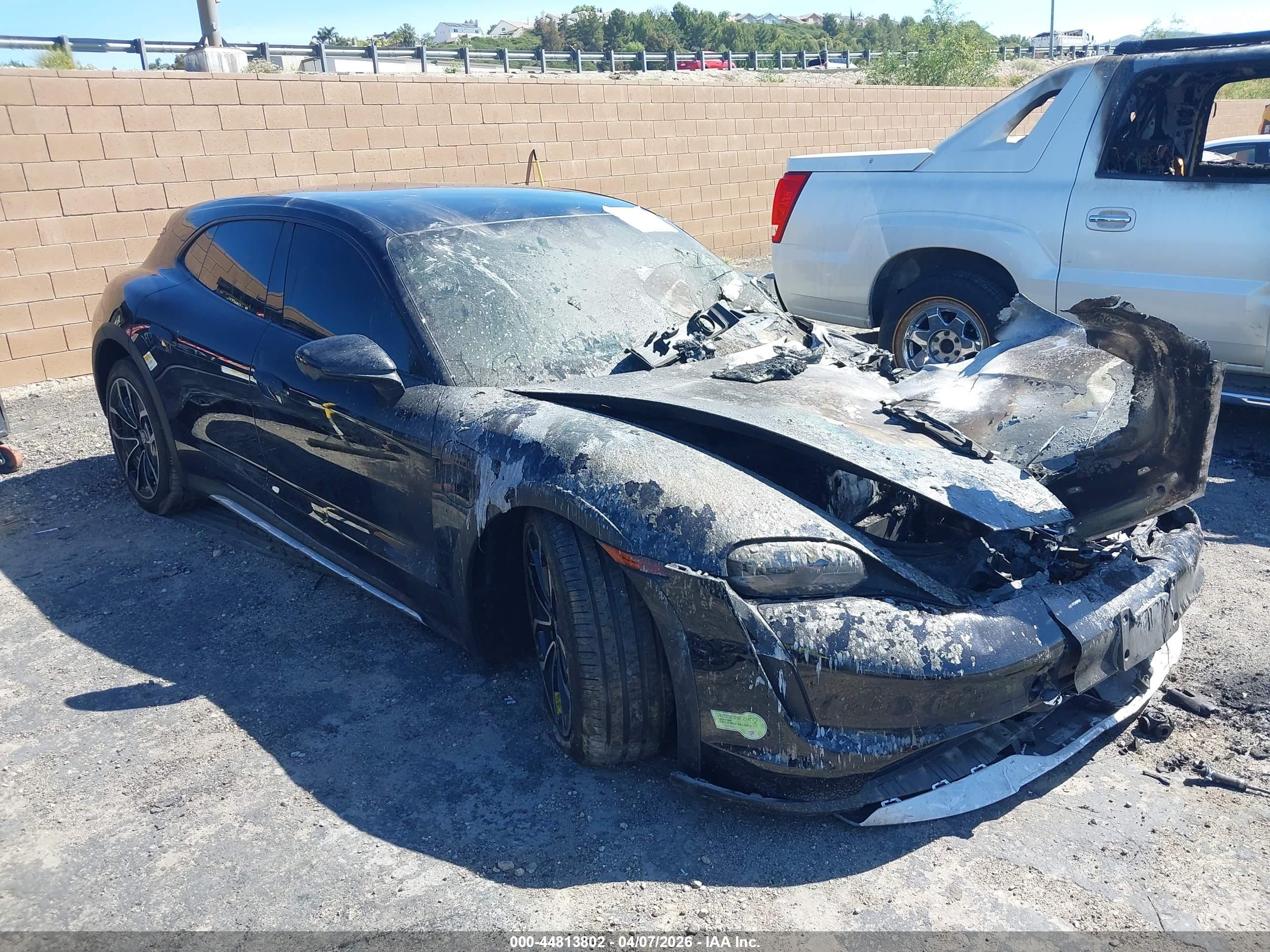 2023 Porsche Taycan 4, VIN WP0BA2Y1XPSA60318 — Burn