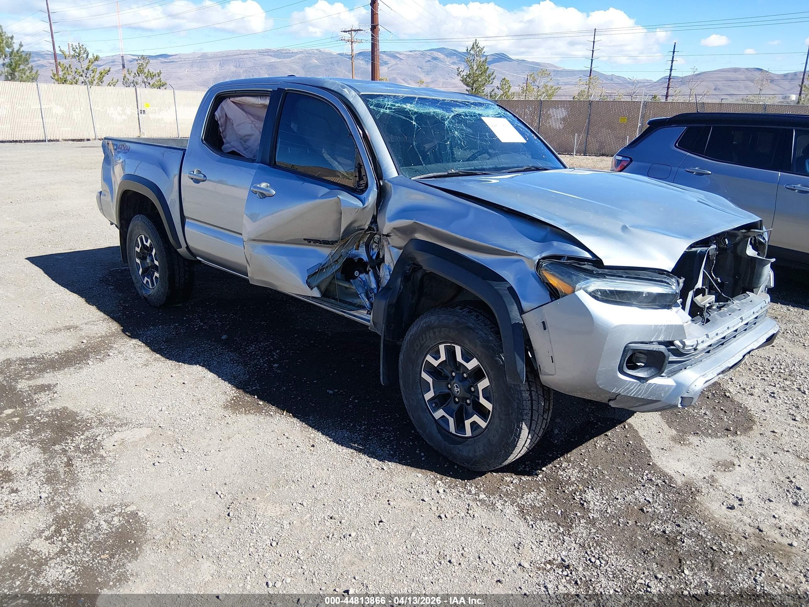 2021 Toyota Tacoma TRD Off Road, VIN 5TFCZ5AN6MX257428 — Rollover