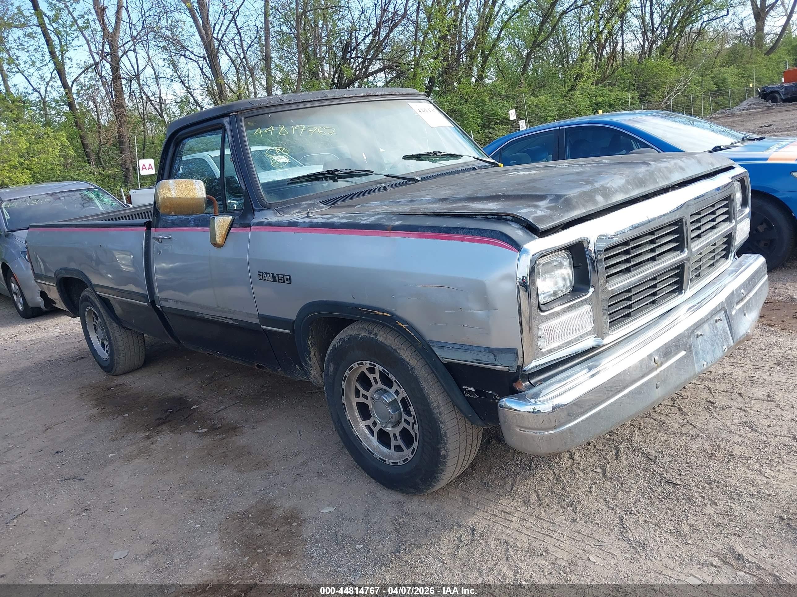 1991 Dodge D Series, VIN 1B7GE16Y5MS221977 — По всему кузову