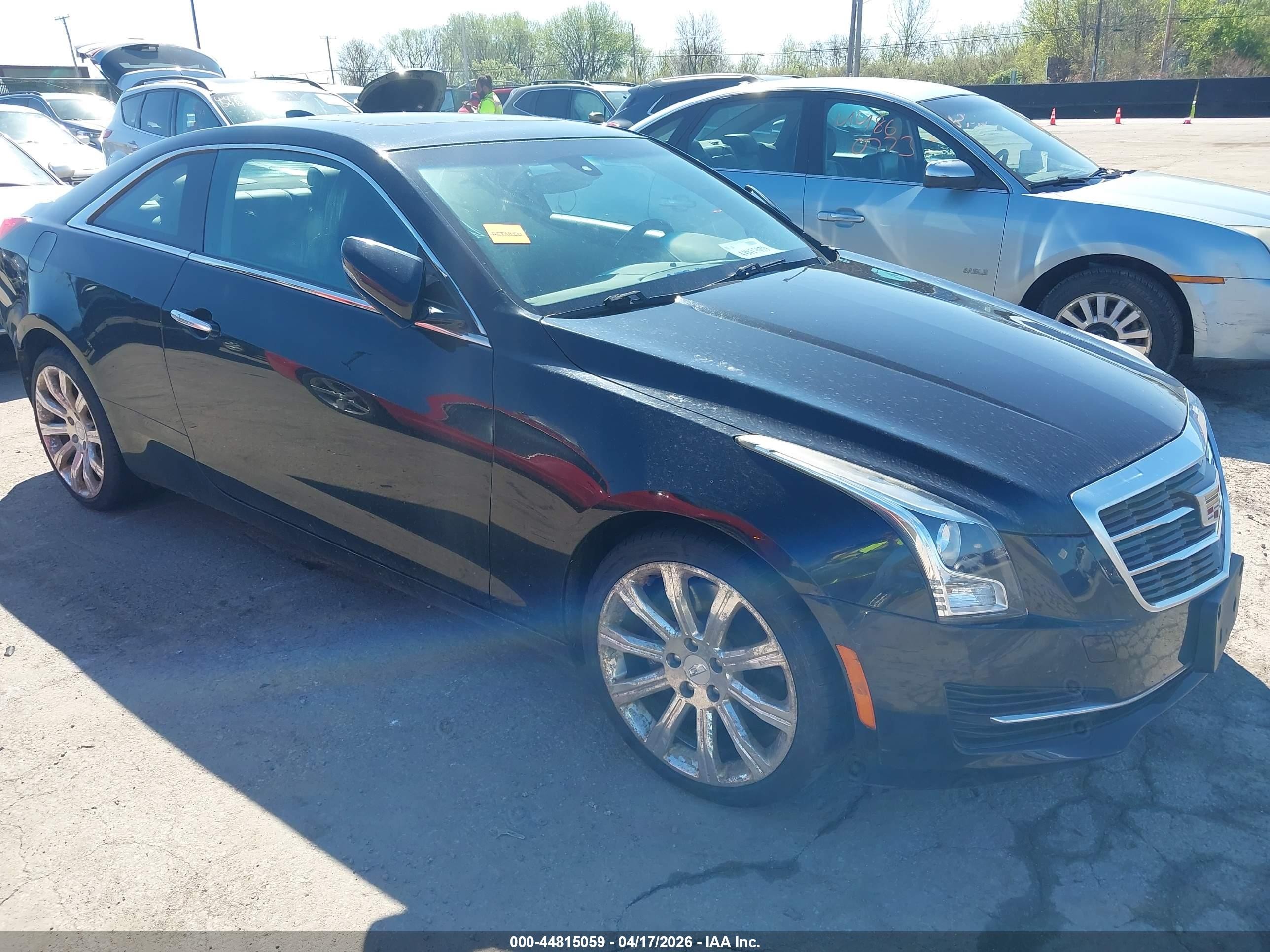 2016 Cadillac ATS Standard AWD, VIN 1G6AG1RX6G0108934 — Rear end