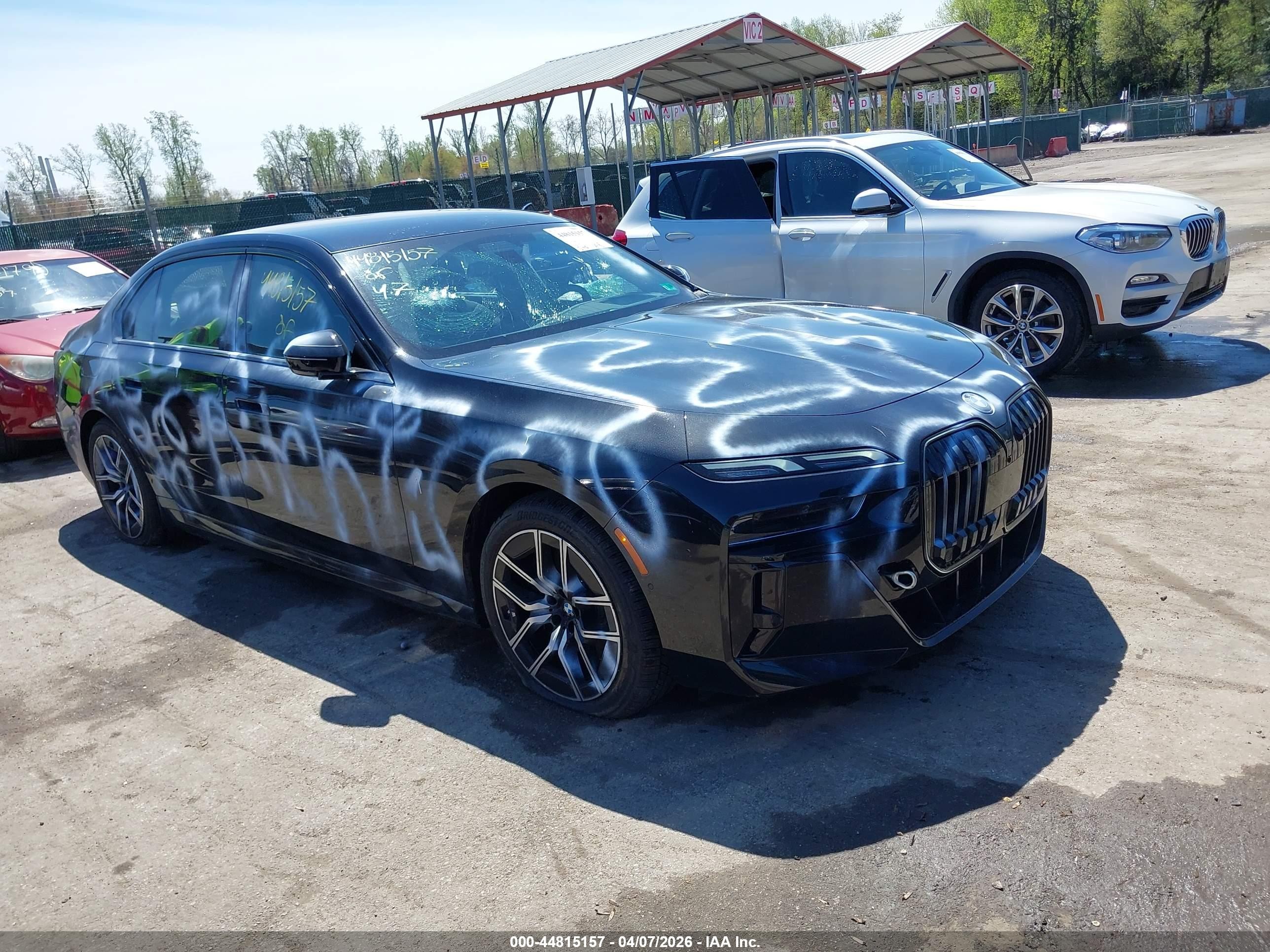 2026 BMW i7 xDrive60, VIN WBY53EJ07TCW31936 — Vandalism