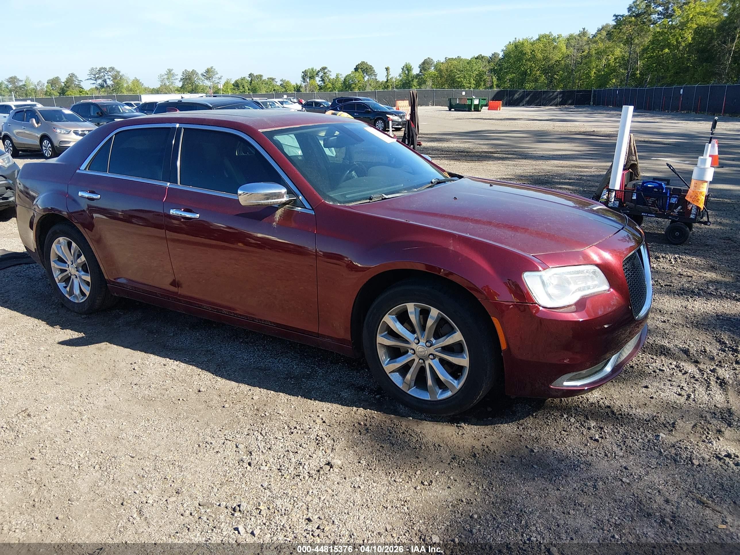 2016 Chrysler 300 C, VIN 2C3CCAKG0GH325293 — Theft recovery
