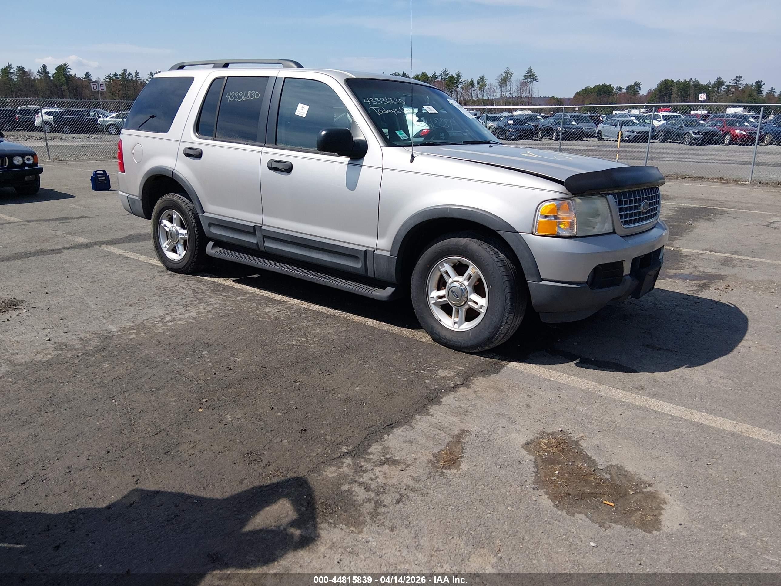 2003 Ford Explorer XLT, VIN 1FMZU73KX3ZA59490 — Biohazard / chemical