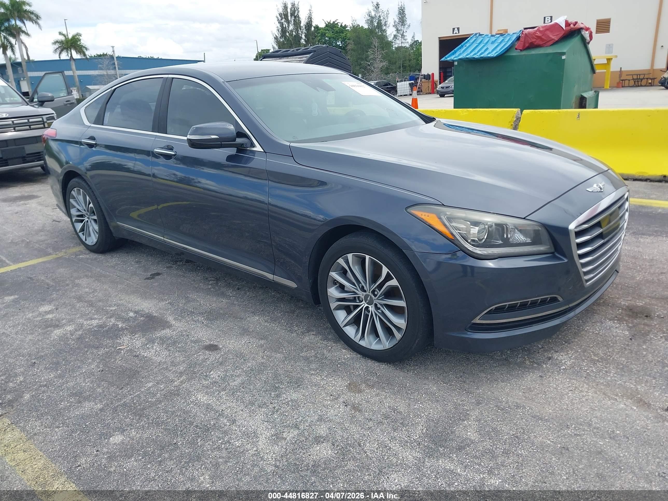 2017 Genesis G80 3.8L, VIN KMHGN4JE7HU166503 — Mechanical