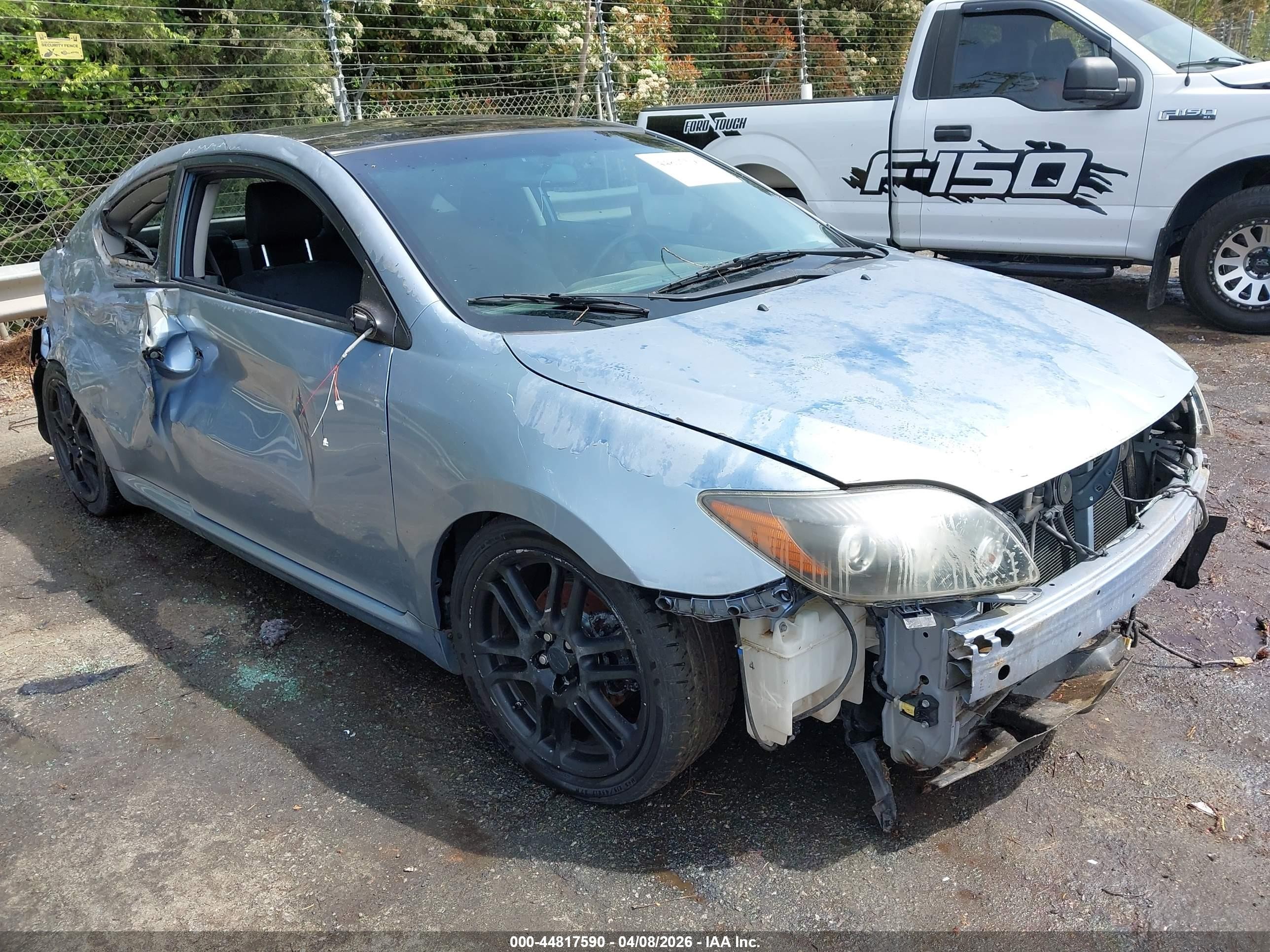 2010 Scion tC, VIN JTKDE3B77A0307237 — Опрокидывание