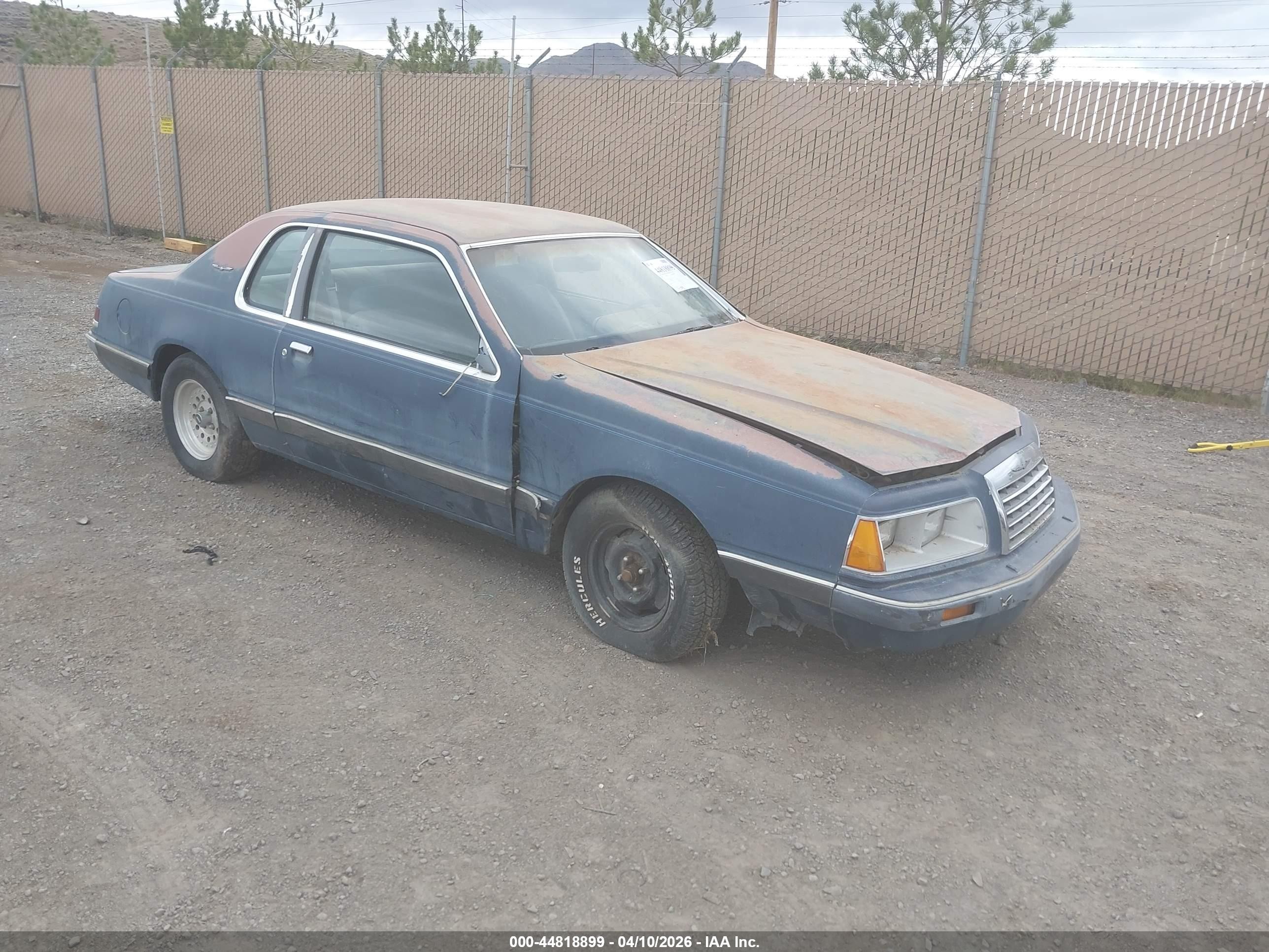 1985 Ford Thunderbird Fila, VIN 1FABP46F6FH116536 — Side