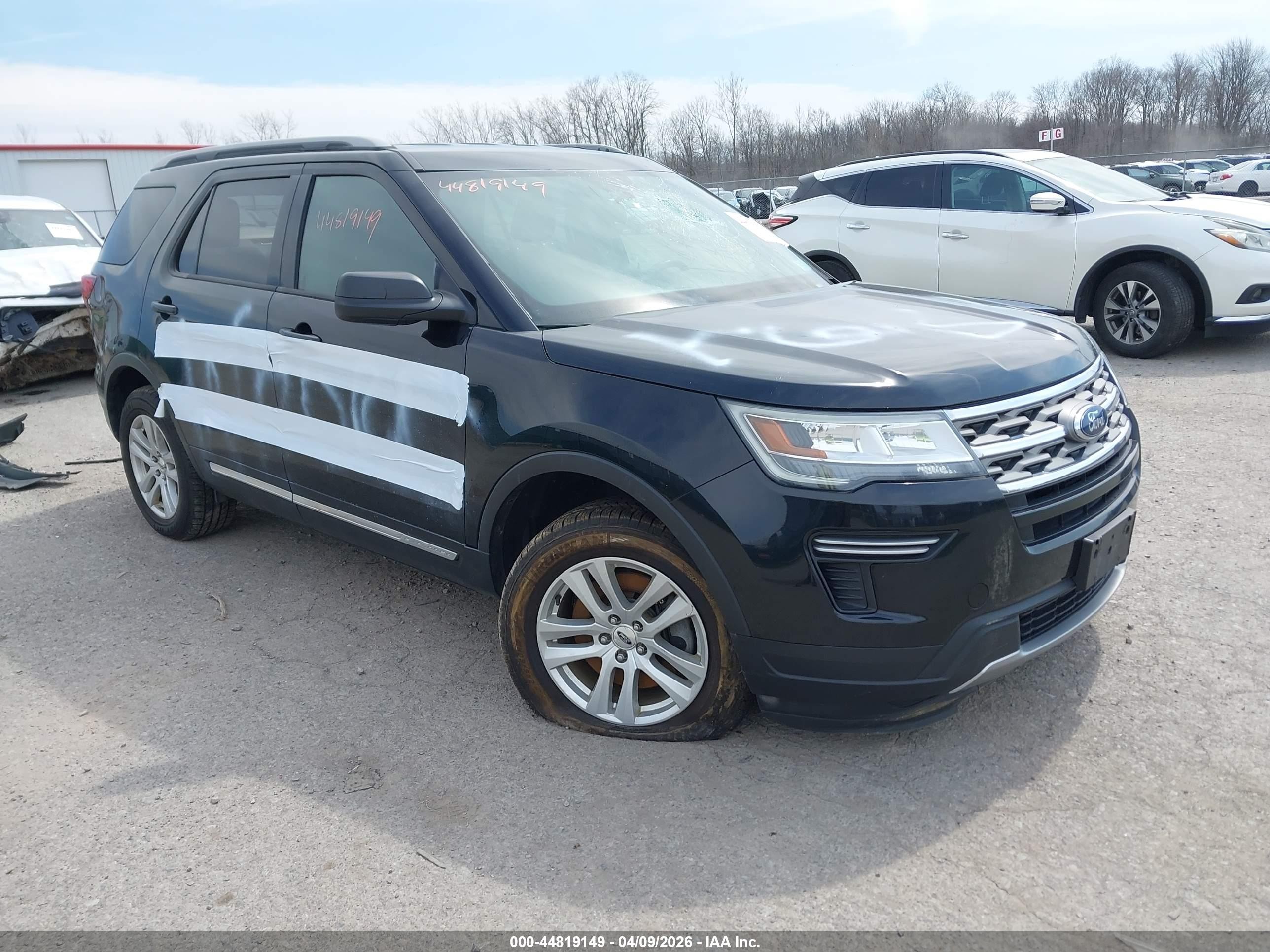 2018 Ford Explorer XLT, VIN 1FM5K8DH0JGA11101 — Vandalism