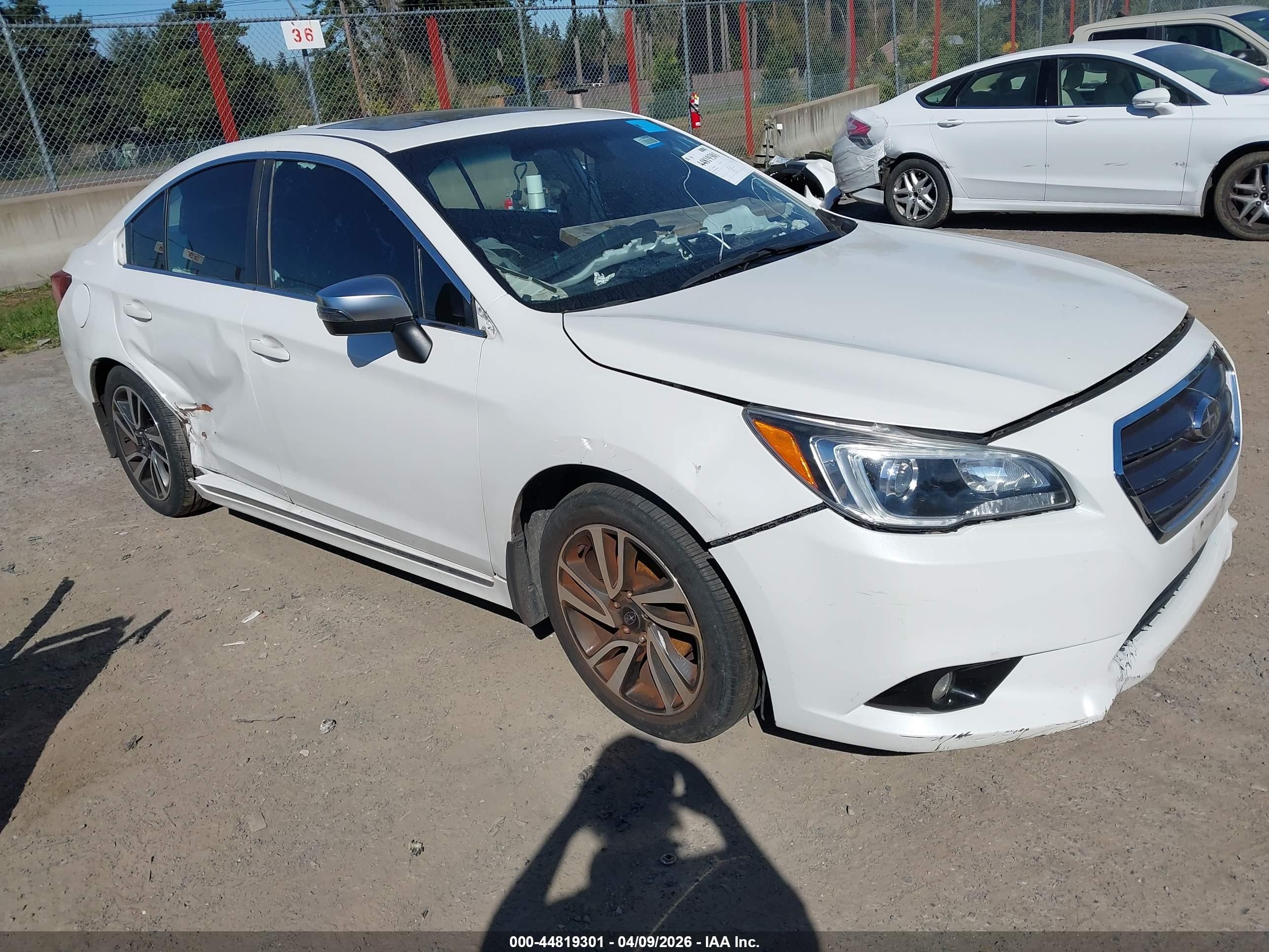2017 Subaru Legacy Special Sports, VIN 4S3BNAS64H3066093 — Vandalism