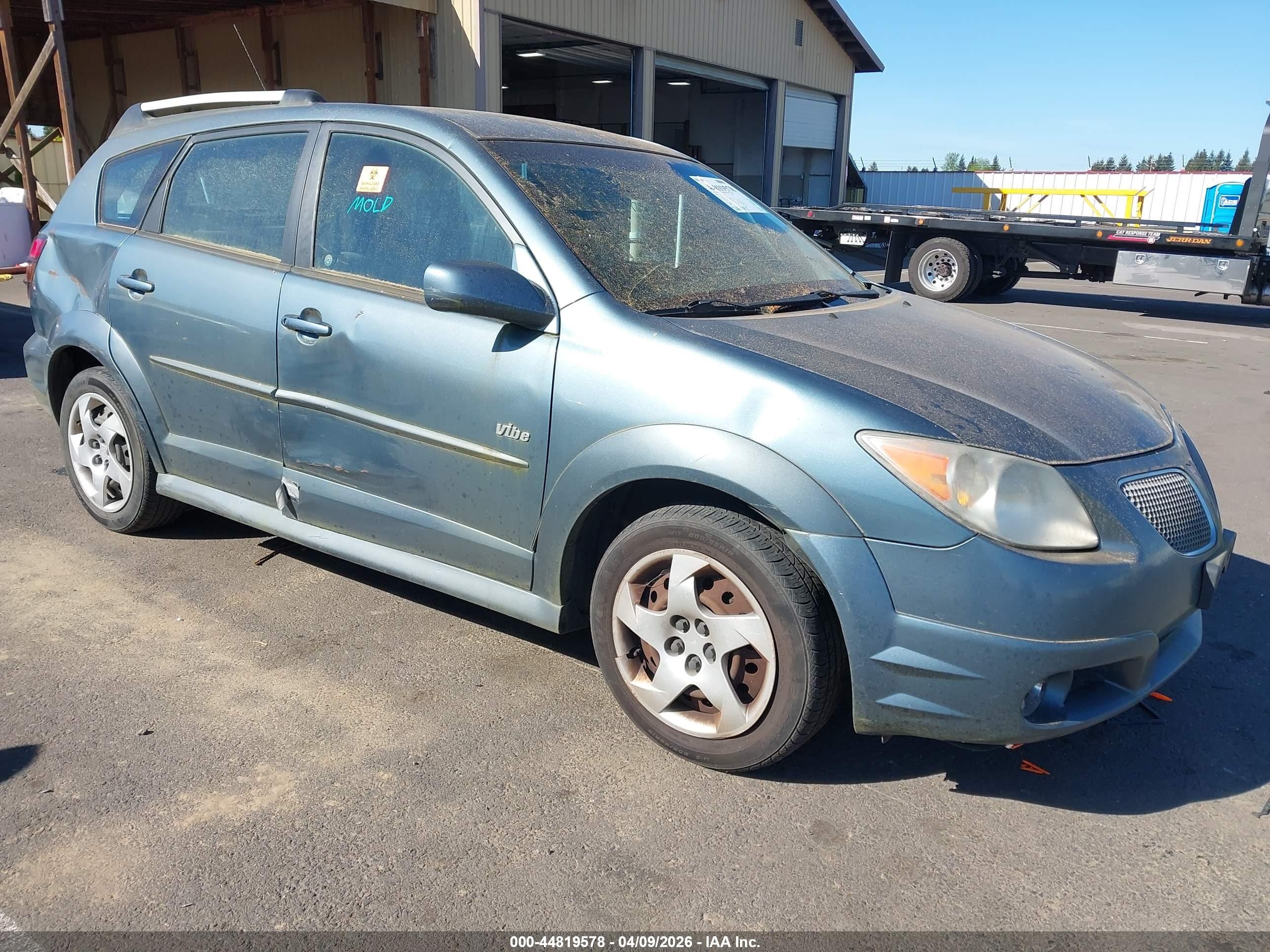 2008 Pontiac Vibe, VIN 5Y2SL65838Z423499 — Biohazard / chemical
