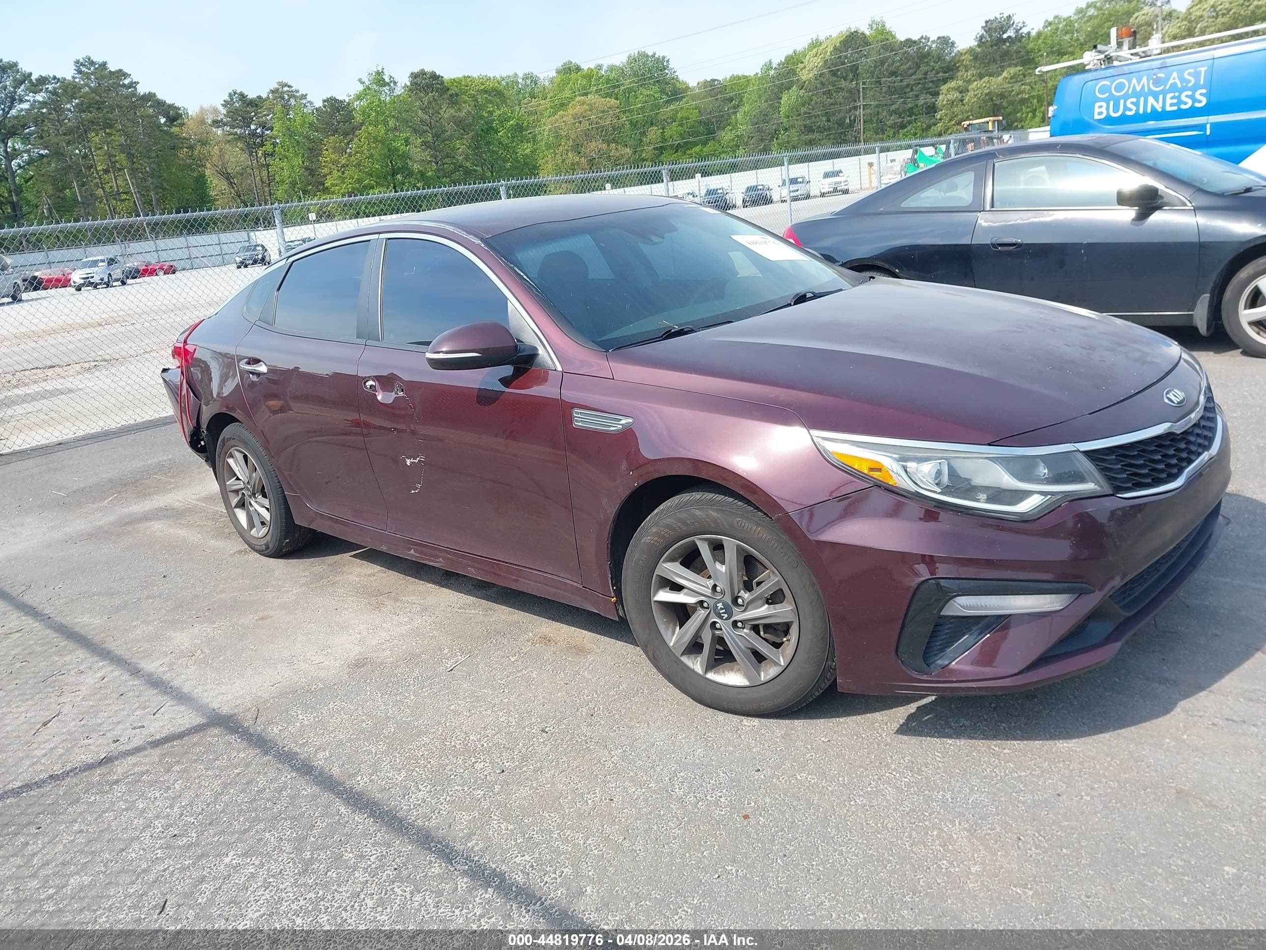 2019 Kia Optima LX, VIN 5XXGT4L35KG284150 — Mechanical