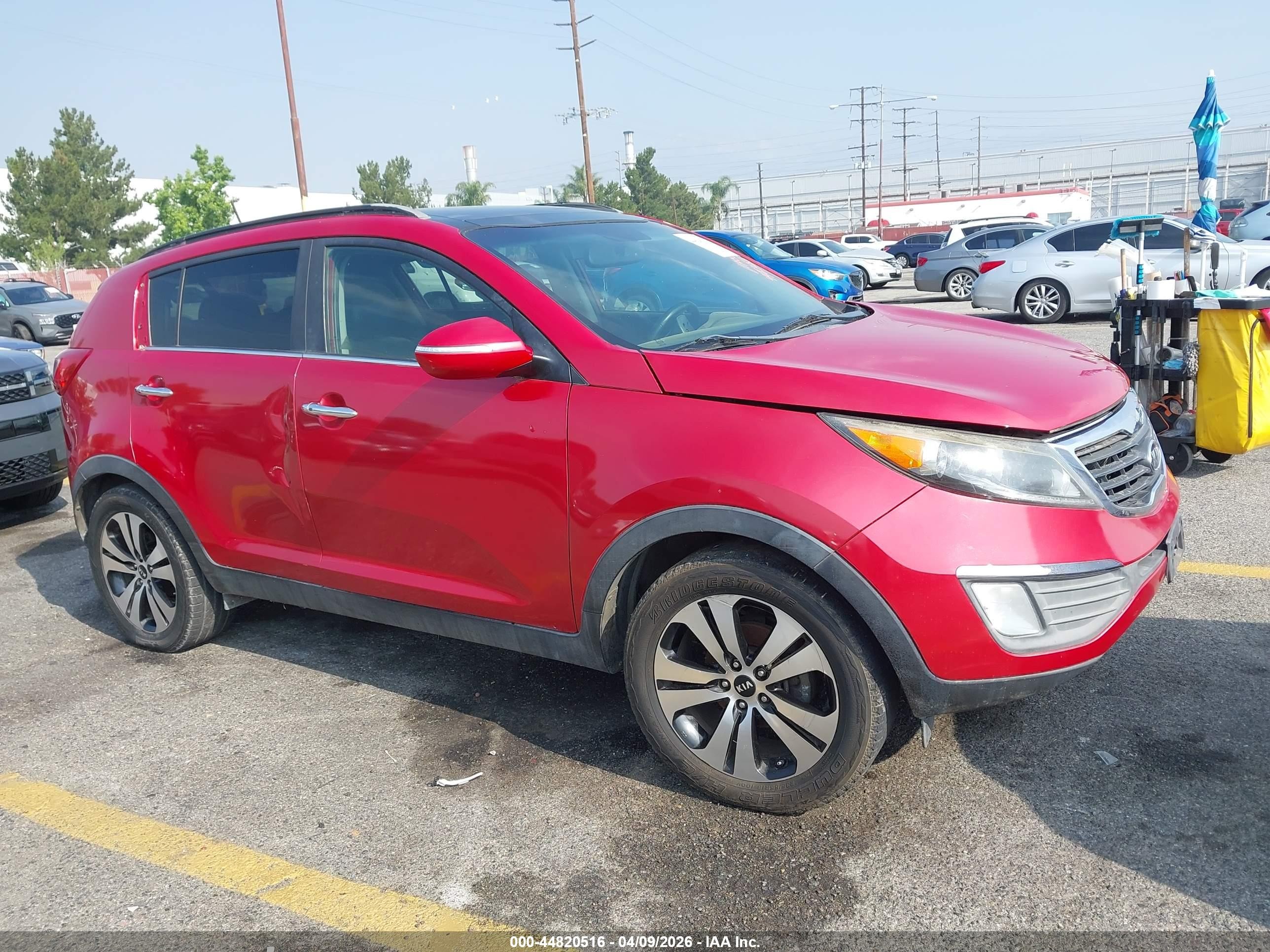 2011 Kia Sportage EX, VIN KNDPC3A23B7067046 — Электрика