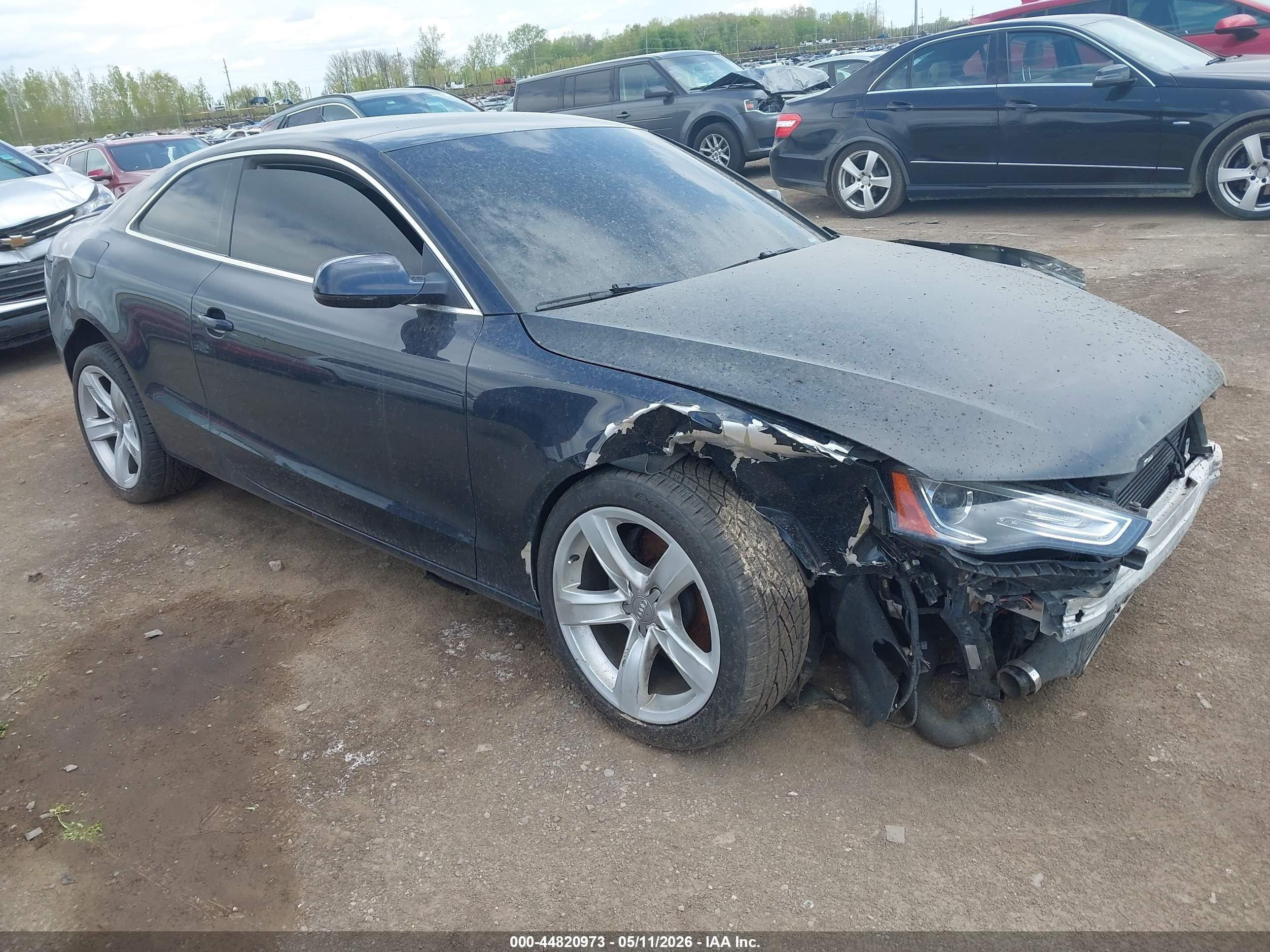 2013 Audi A5 Premium, VIN WAUGFAFR3DA028185 — Repossession