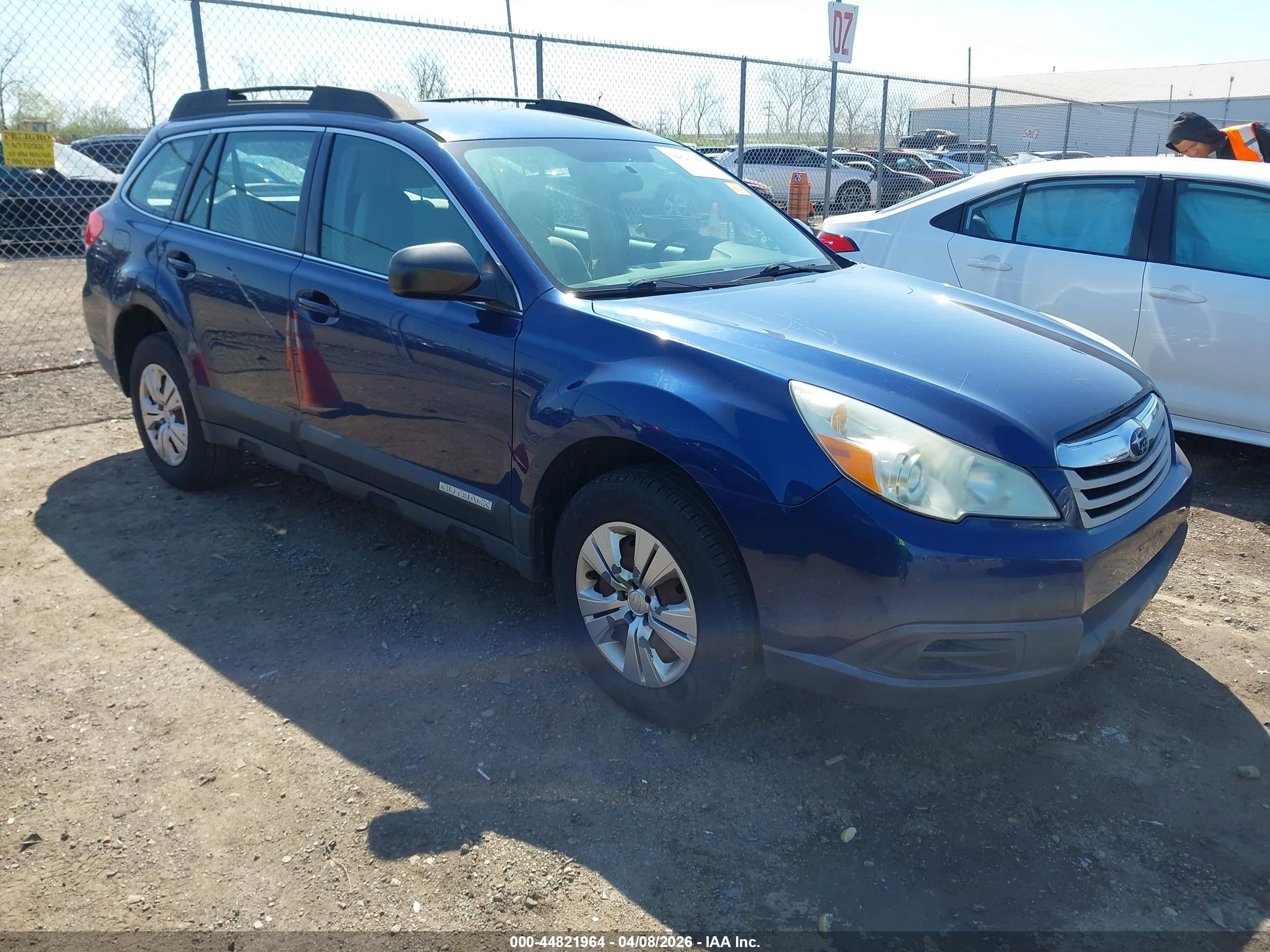 2010 Subaru Outback, VIN 4S4BRCAC5A3381154 — Vandalism