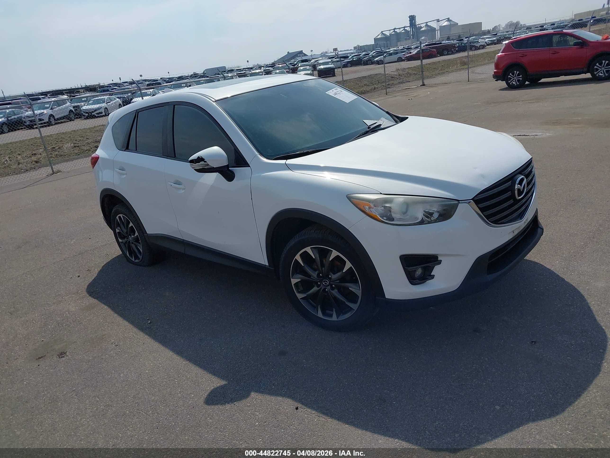 2016 Mazda CX-5 Grand Touring, VIN JM3KE4DY4G0785352 — Interior fire