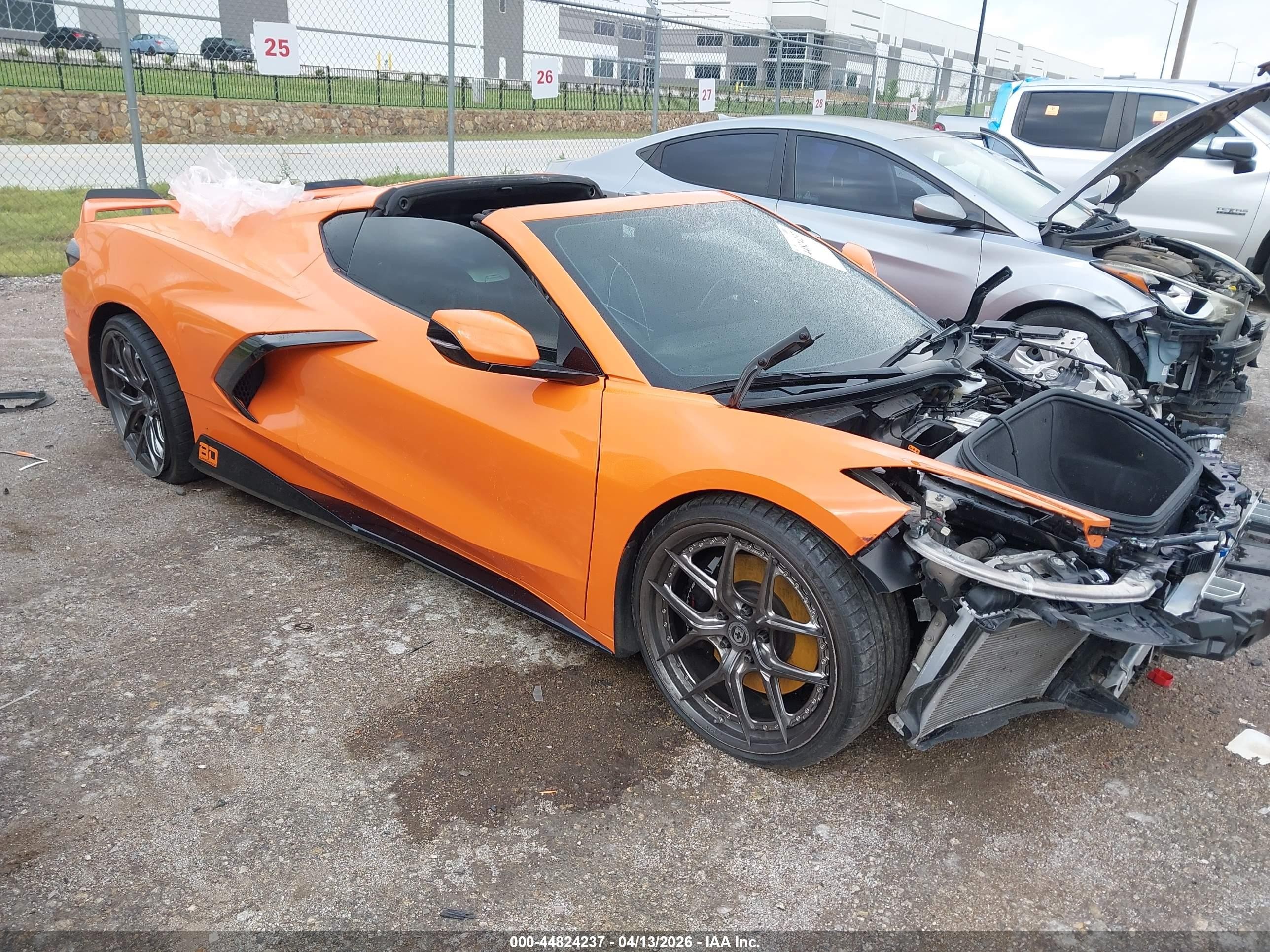 2022 Chevrolet Corvette 3LT, VIN 1G1YC2D49N5103925 — Front end