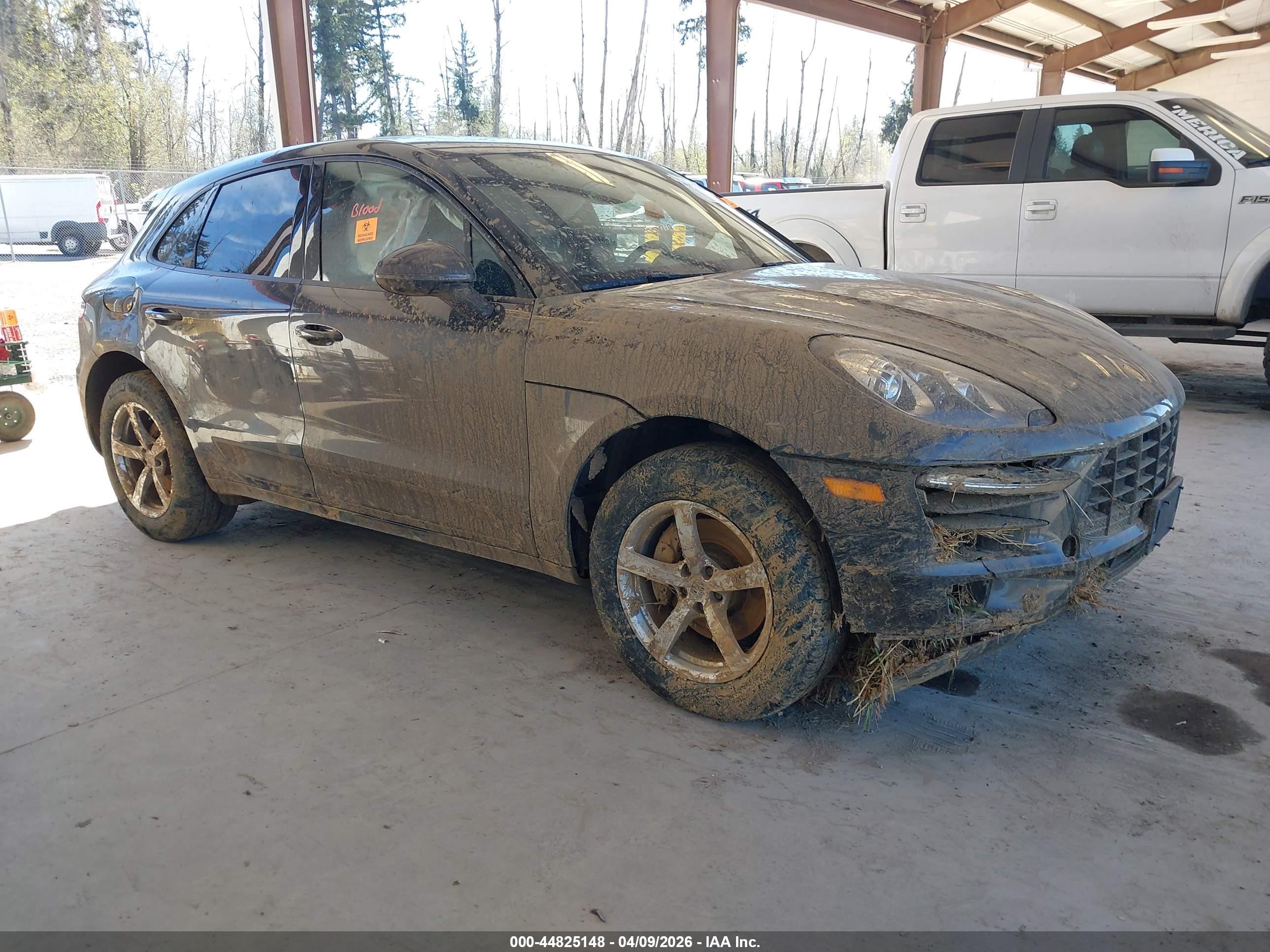2017 Porsche Macan, VIN WP1AA2A5XHLB04432 — Biohazard / chemical