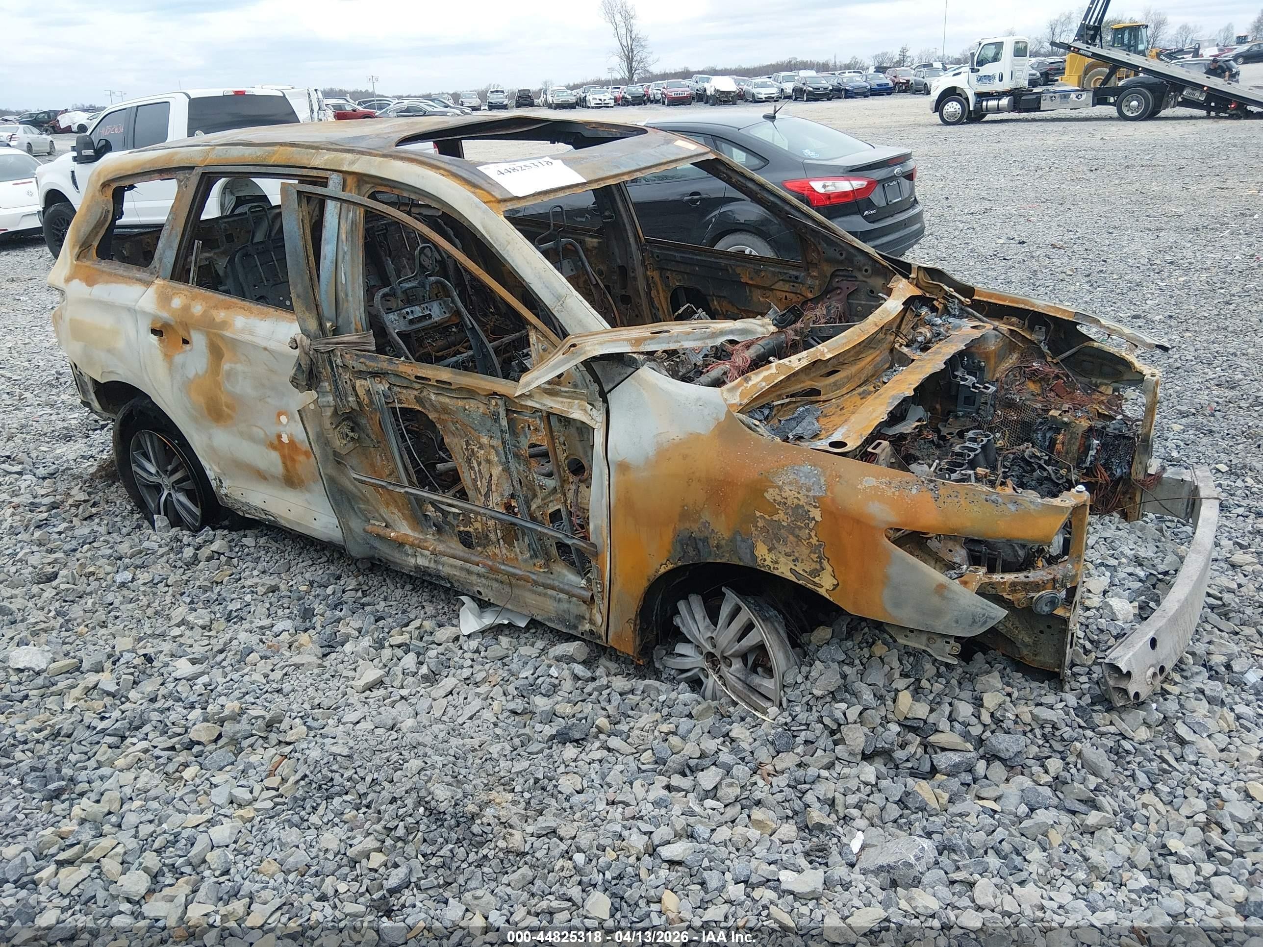 2018 Infiniti QX60, VIN 5N1DL0MM0JC522743 — Burn