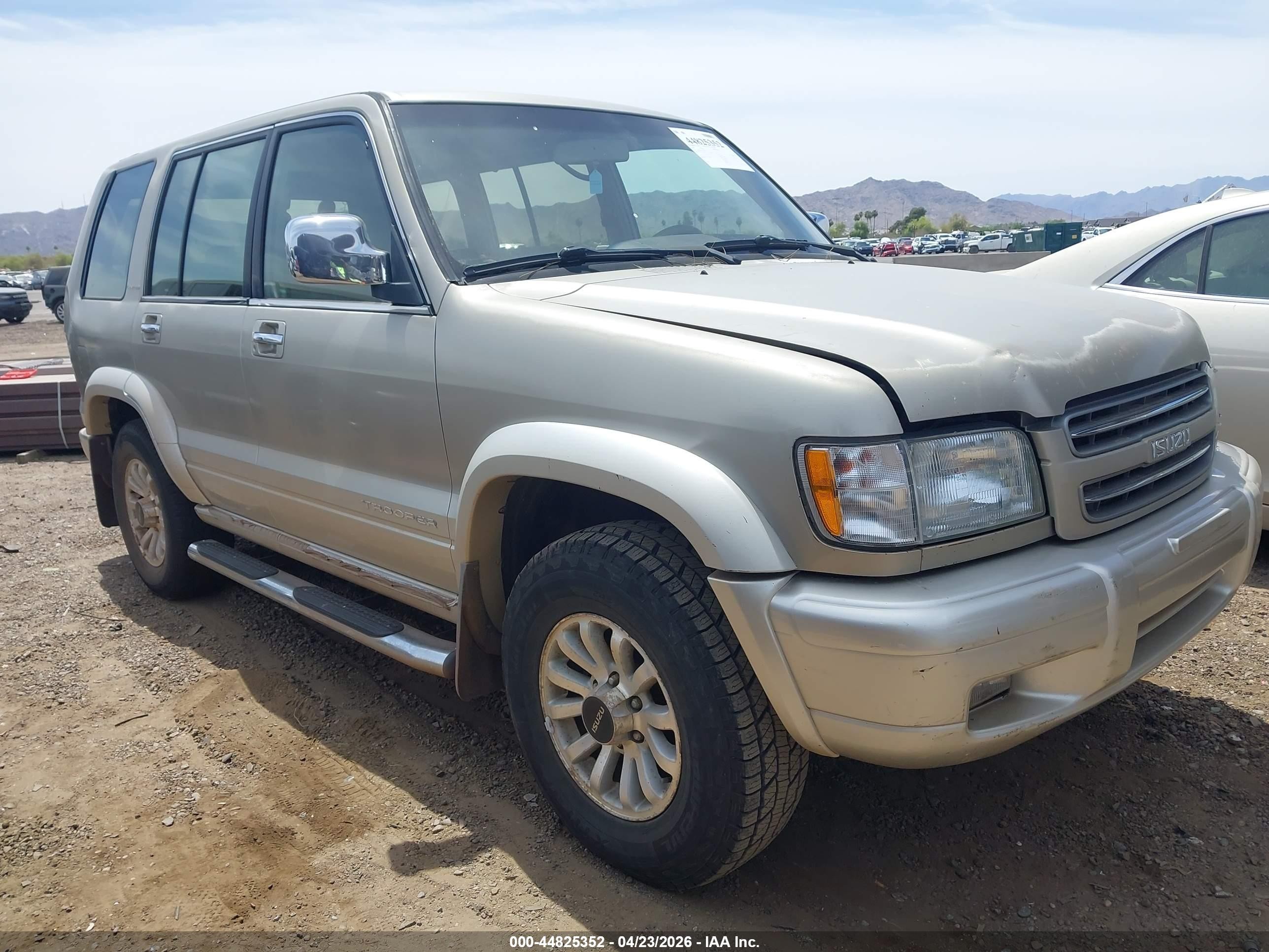 2002 Isuzu Trooper S, VIN JACDJ58X527J04957 — Обычный износ