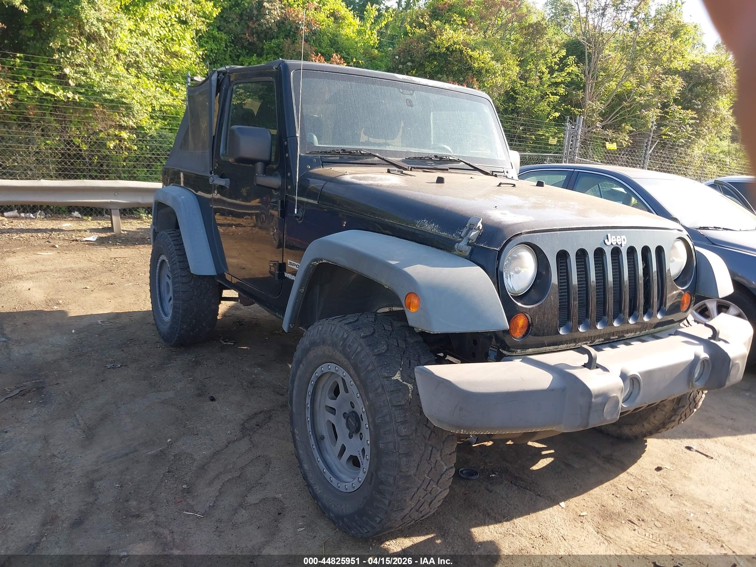 2012 Jeep Wrangler Sport, VIN 1C4AJWAG8CL205018 — Normal wear