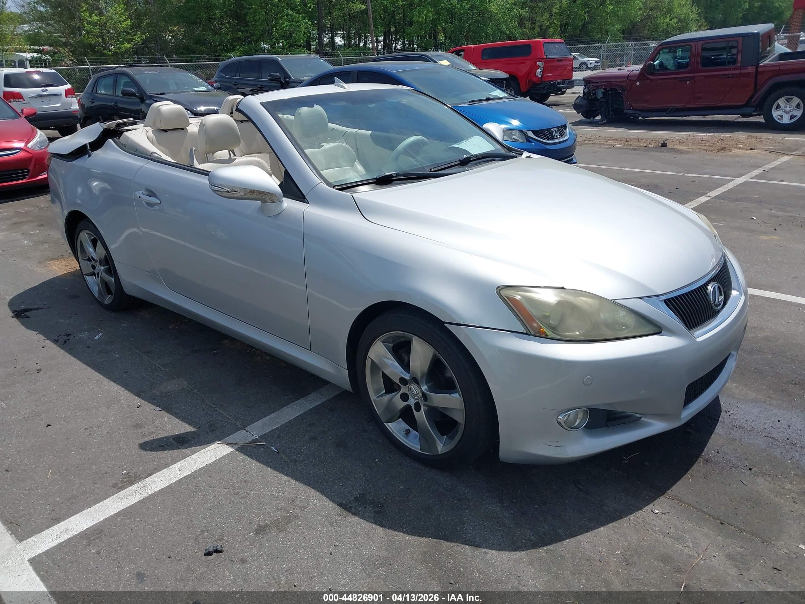 2010 Lexus IS 250 C, VIN JTHFF2C2XA2513858 — All over
