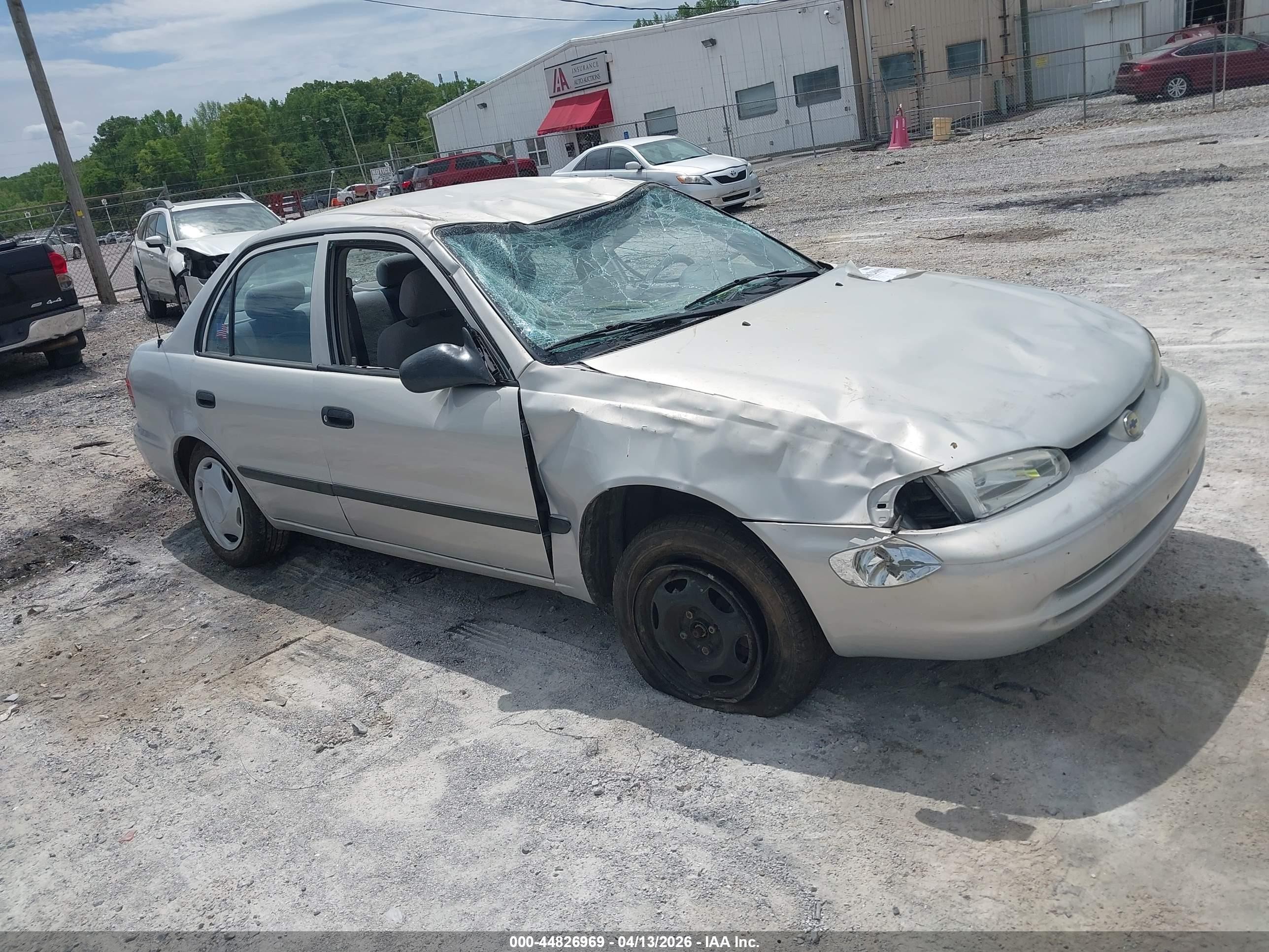 2000 Chevrolet Prizm LSi, VIN 1Y1SK5289YZ423391 — Rollover