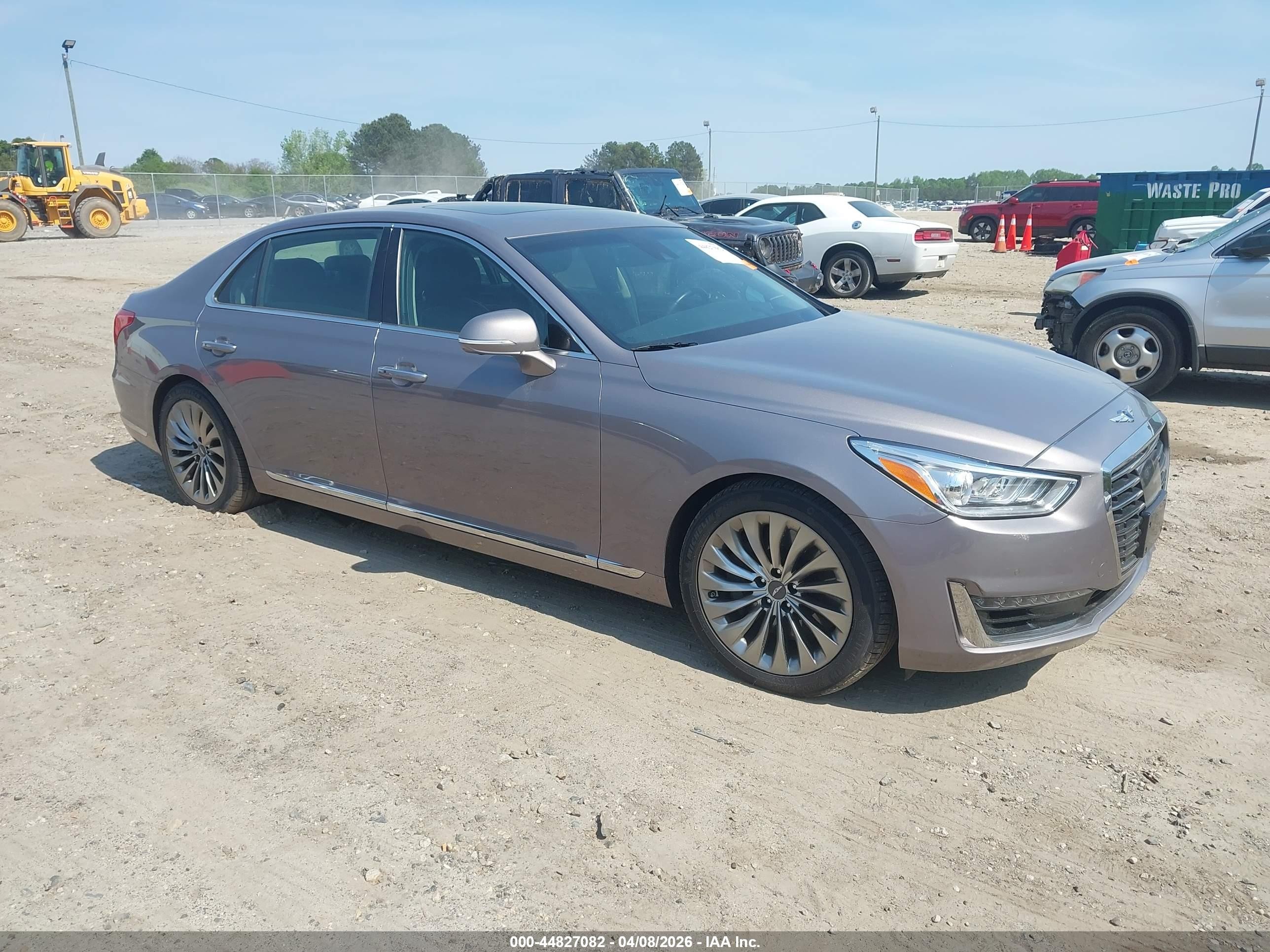 2018 Genesis G90 Ultimate, VIN KMHG54JH7JU041548 — Undercarriage