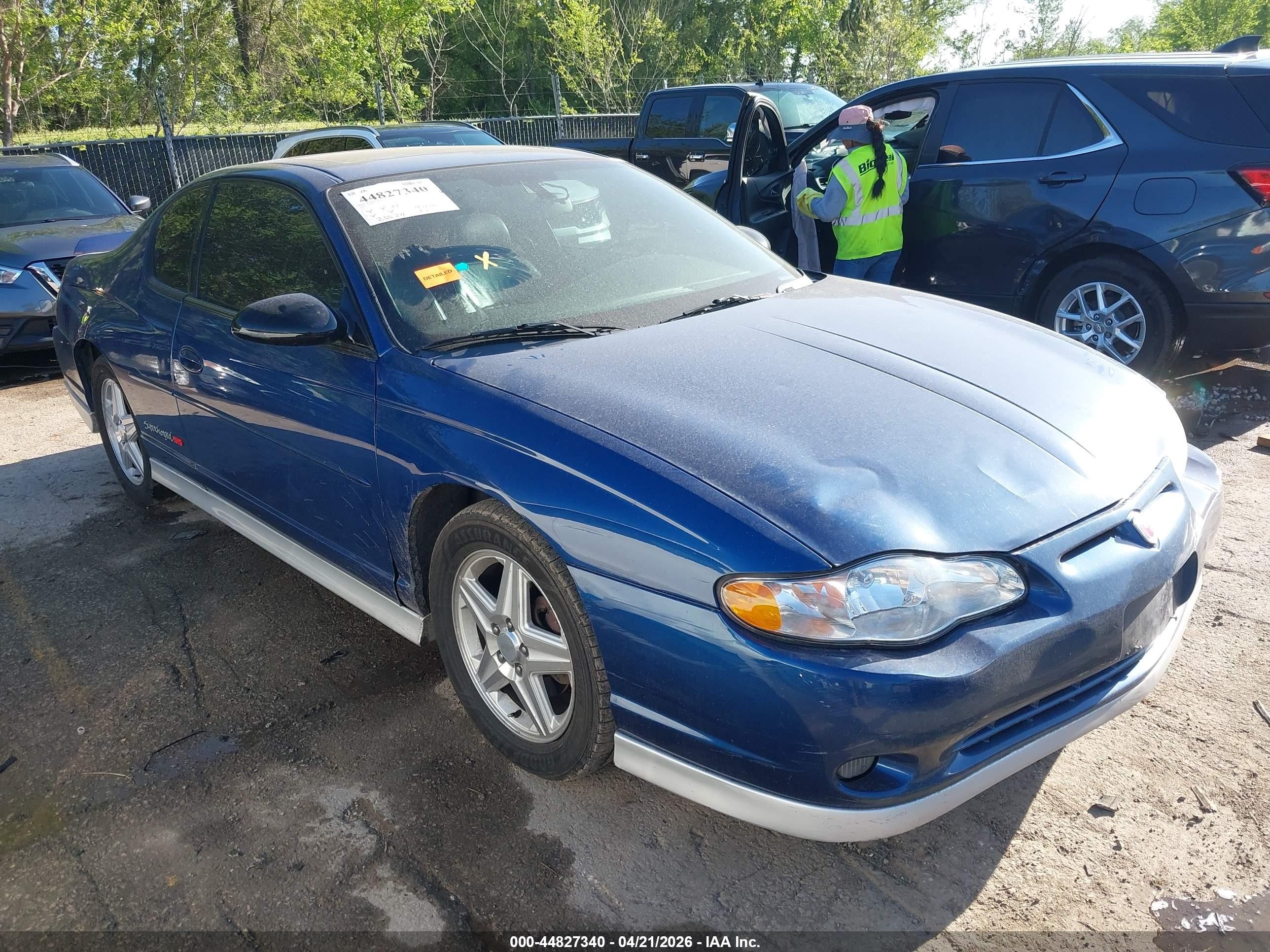 2004 Chevrolet Monte Carlo SS Supercharged, VIN 2G1WZ121949232600 — Hail