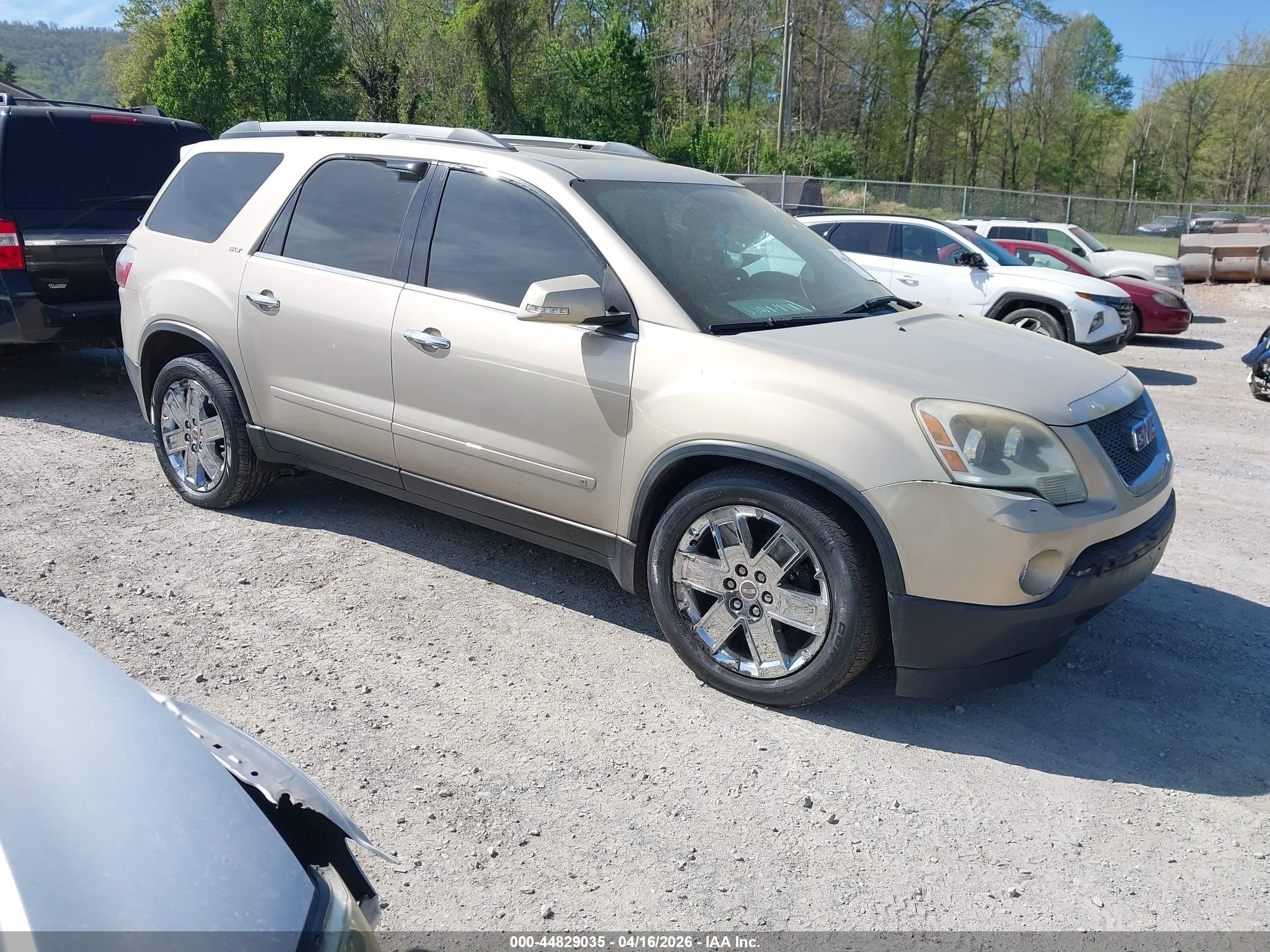 2010 GMC Acadia SLT1, VIN 1GKLVMED7AJ168154 — Repossession