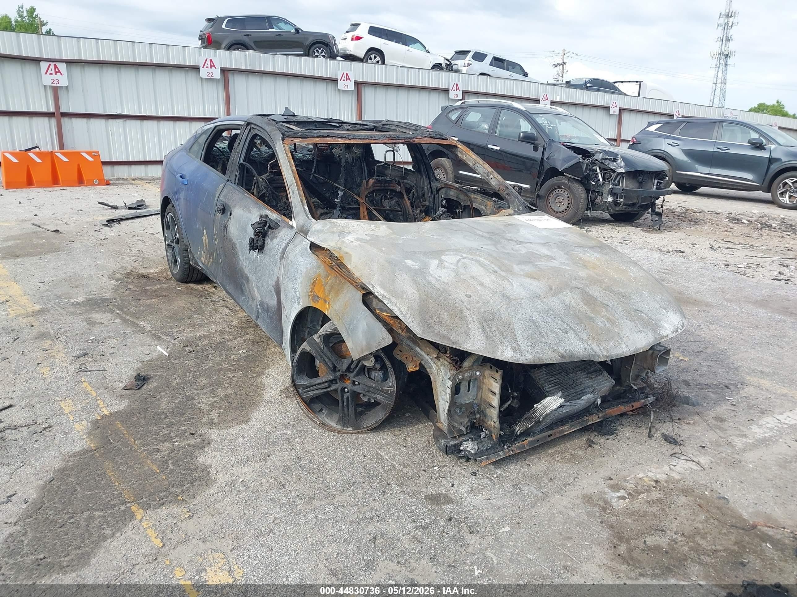 2022 Kia K5 GT-Line, VIN 5XXG64J29NG082417 — Burn