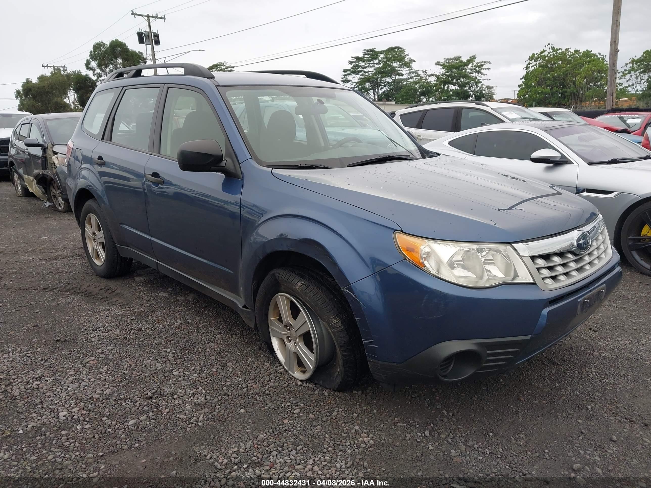 2013 Subaru Forester X, VIN JF2SHBBC3DH446740 — Undercarriage