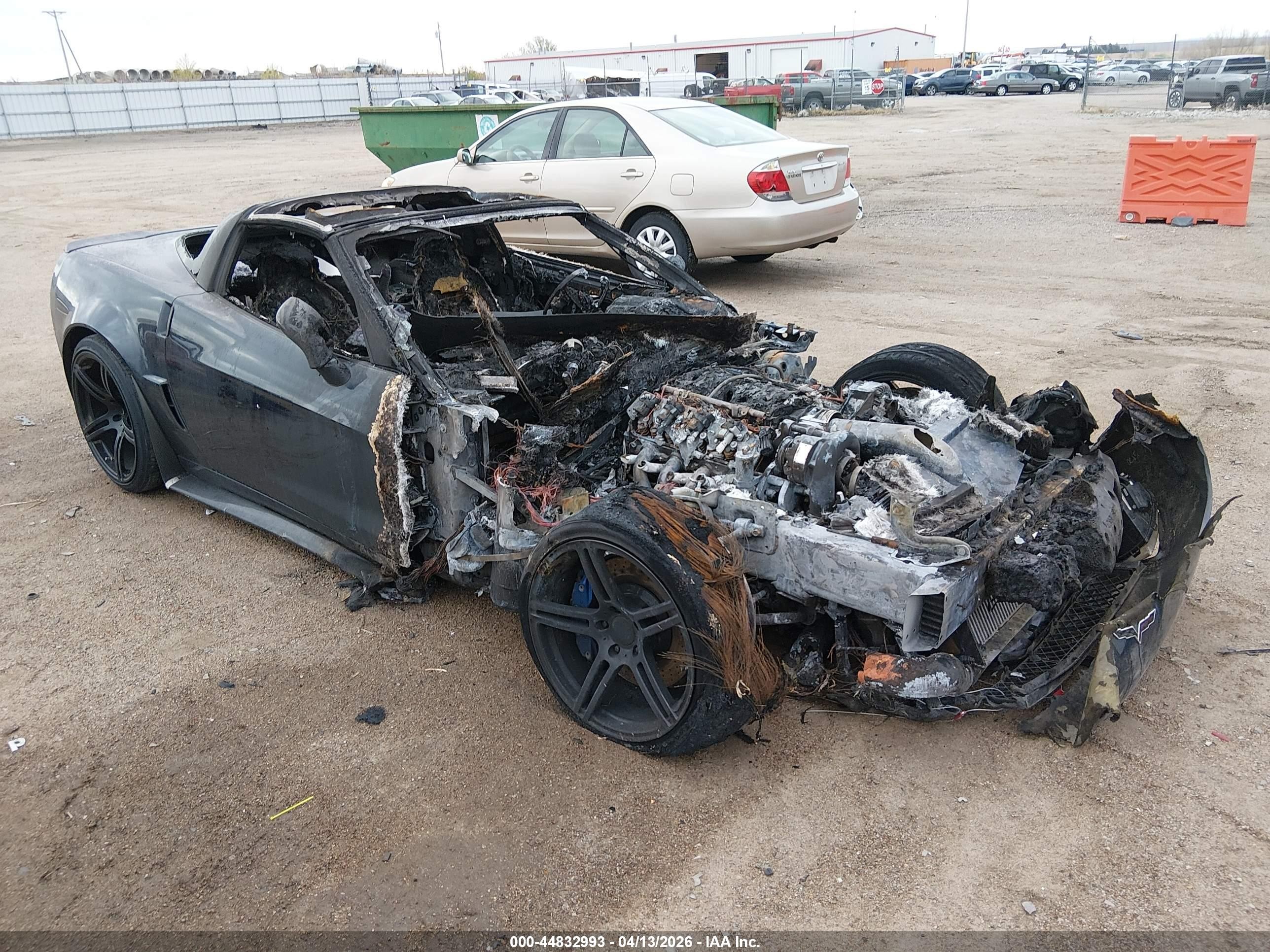 2013 Chevrolet Corvette Grand Sport 1LT, VIN 1G1YP2DW9D5109759 — Burn