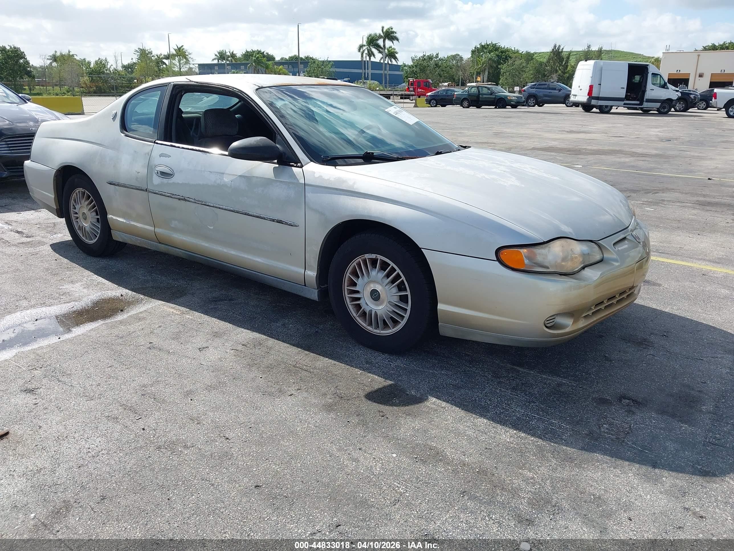 2001 Chevrolet Monte Carlo LS, VIN 2G1WW12E119215698 — Обычный износ