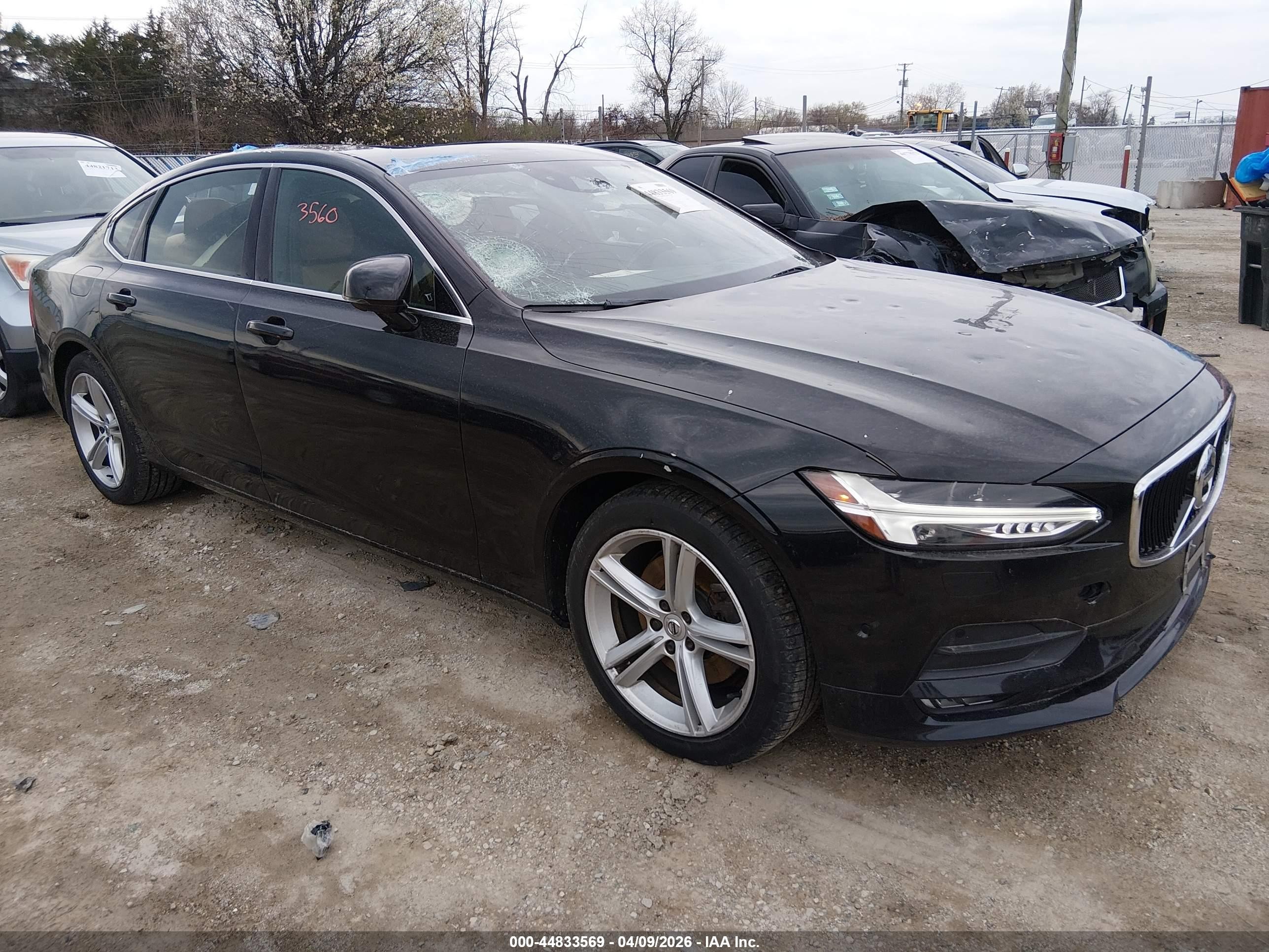 2018 Volvo S90 Momentum, VIN LVY982MK3JP023863 — Hail