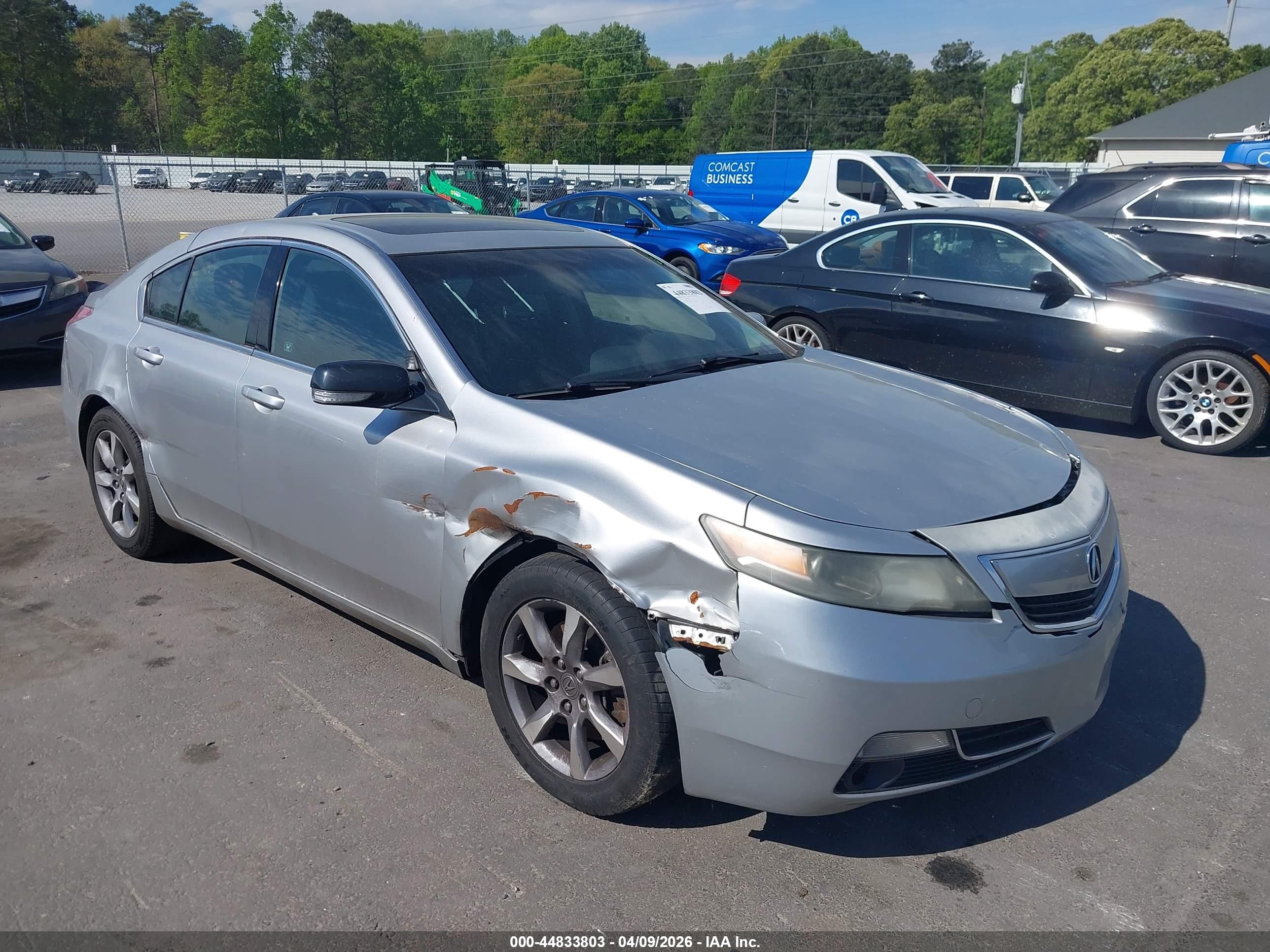 2012 Acura TL Auto, VIN 19UUA8F27CA028027 — Repossession