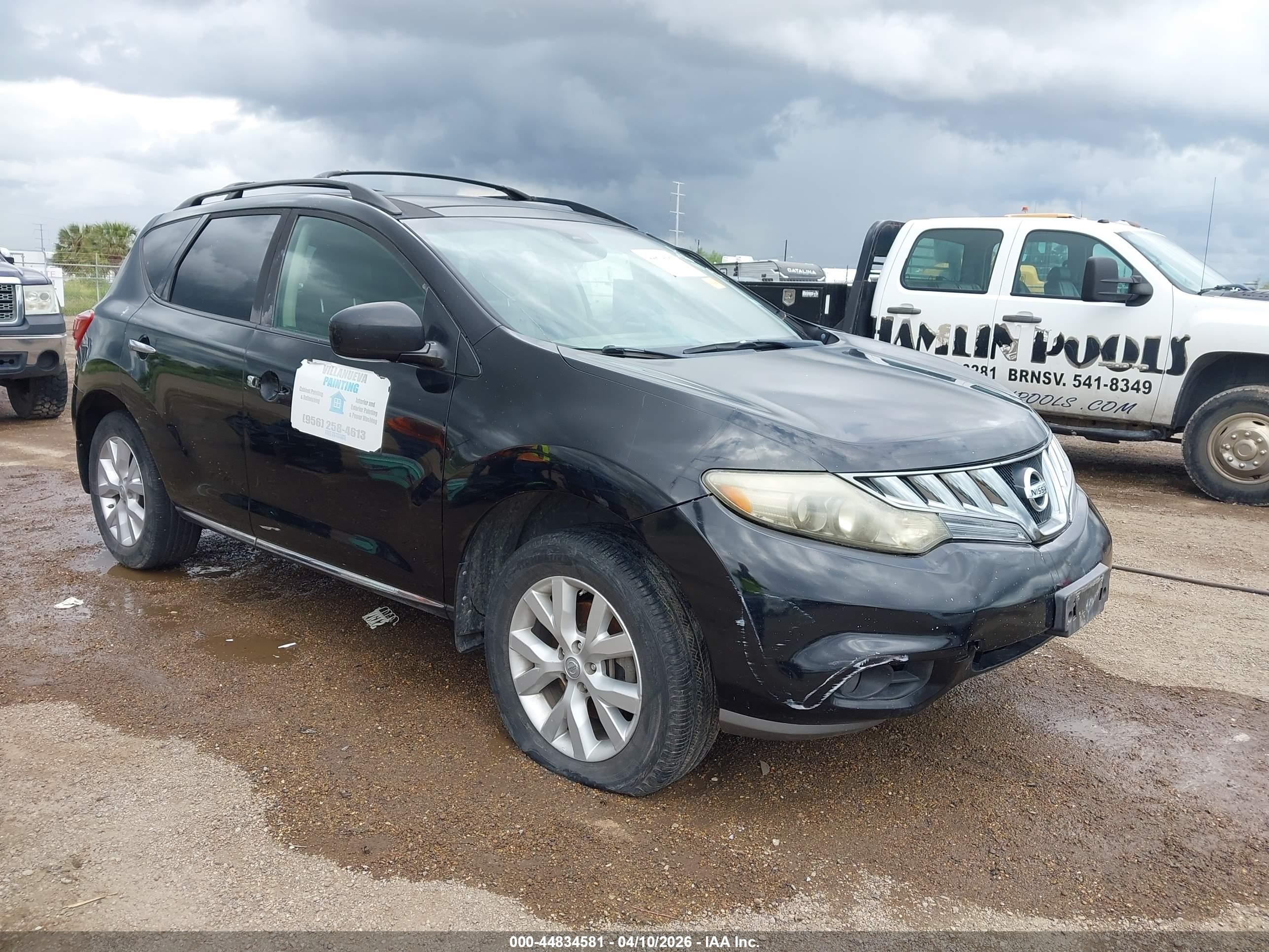 2011 Nissan Murano S, VIN JN8AZ1MU8BW056365 — Repossession