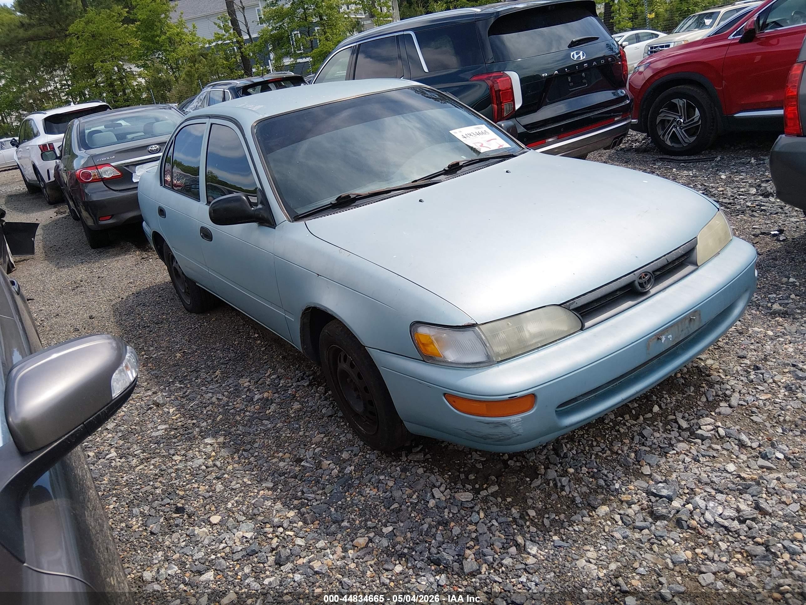 1995 Toyota Corolla, VIN 2T1AE04B7SC101580 — Rear end